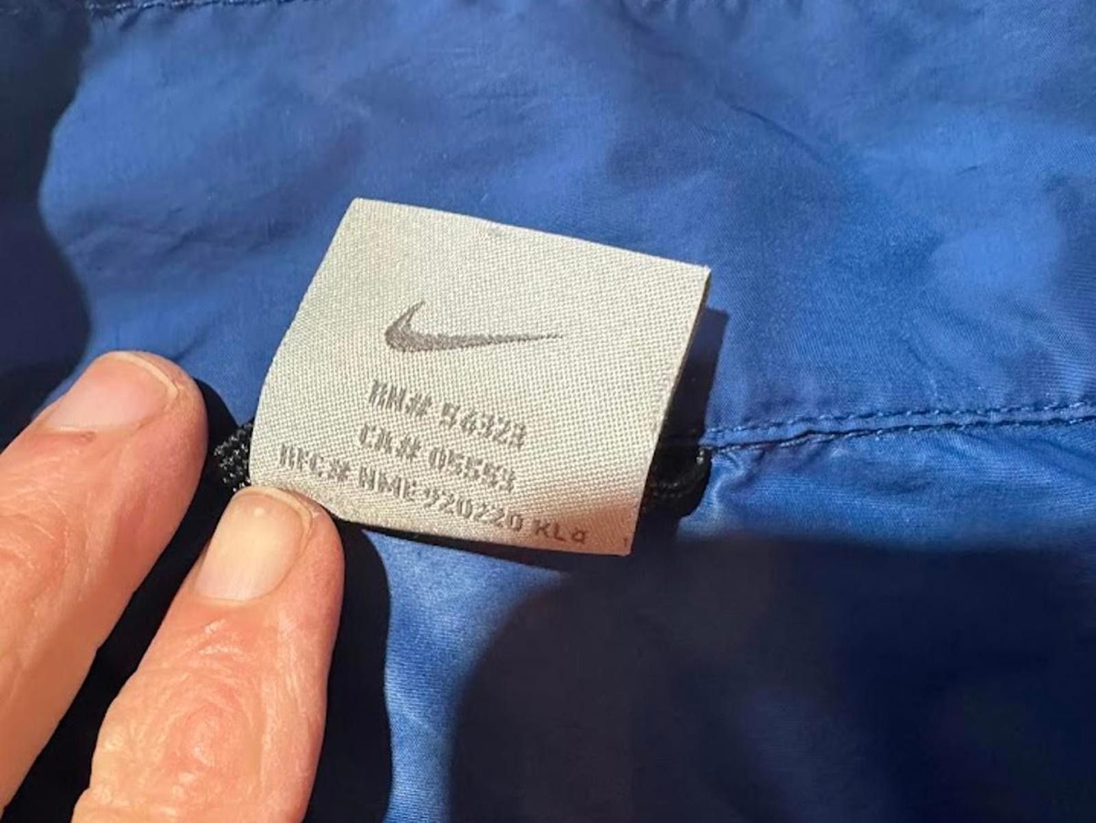 Nike Nike Blue 1/4 Zip Windbreaker XL Size US XL / EU 56 / 4 - 4 Thumbnail