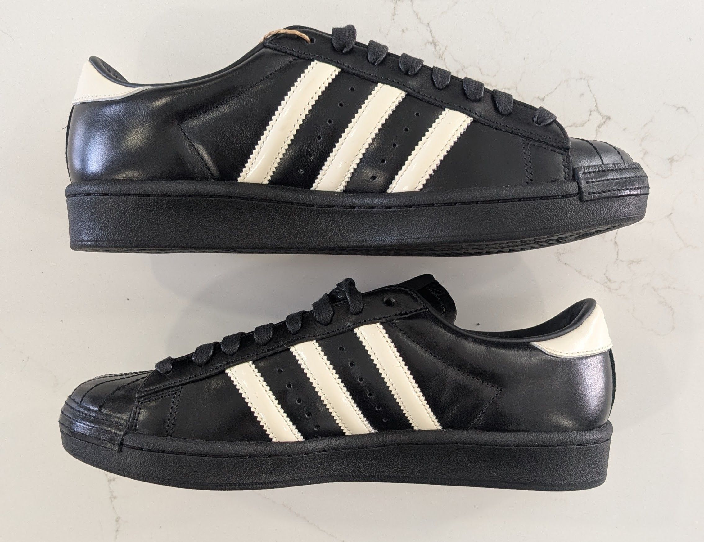 Adidas × Kith KITH x ADIDAS Superstar Vintage Black Tie Made In Germany 7 Size US 7 / EU 40 - 1 Thumbnail