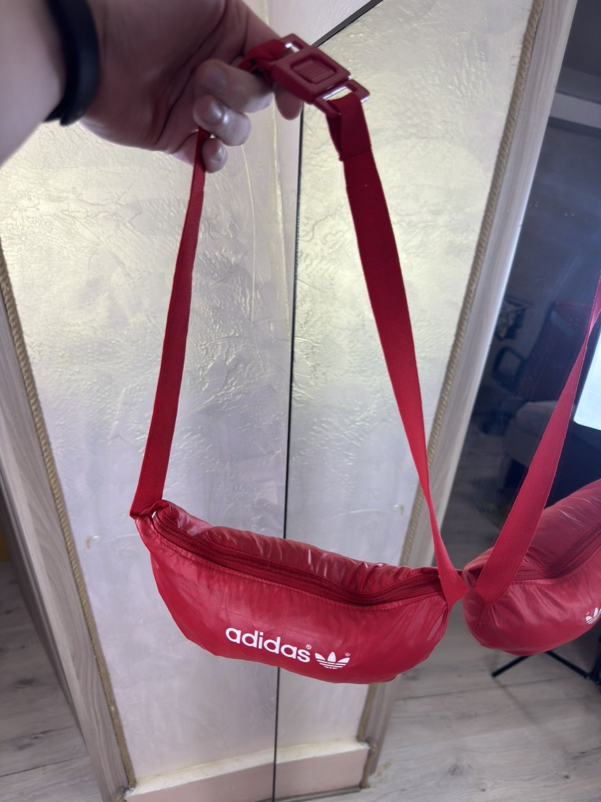Adidas Vintage Adidas Packable Anorak Convertible Fanny Pack Shell Size US S / EU 44-46 / 1 - 10 Thumbnail