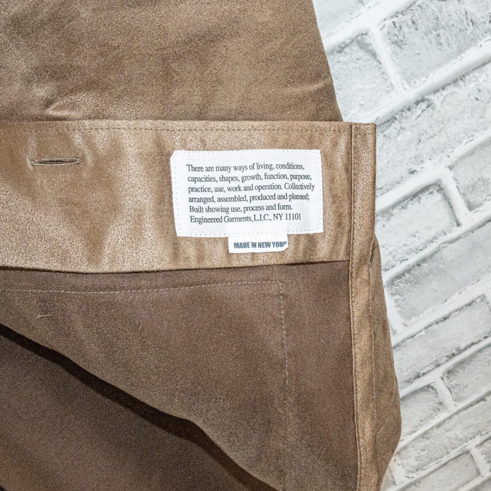 Engineered Garments ENGINEERED GARMENTS NY BA Shirt Jacket Suede faux leather Size US S / EU 44-46 / 1 - 4 Thumbnail