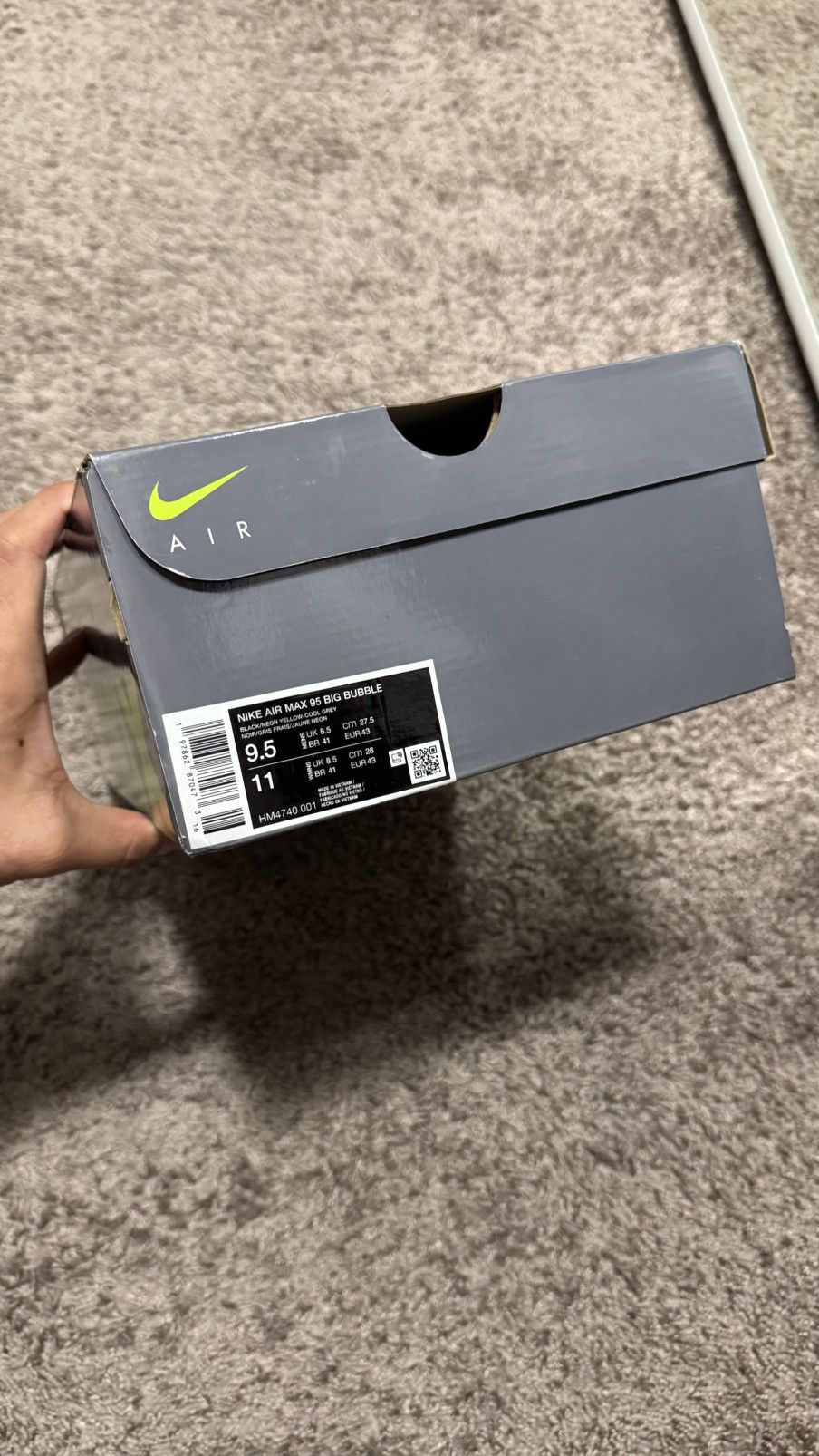 Nike Airmax 95 NEON Size US 9.5 / EU 42-43 - 9 Thumbnail