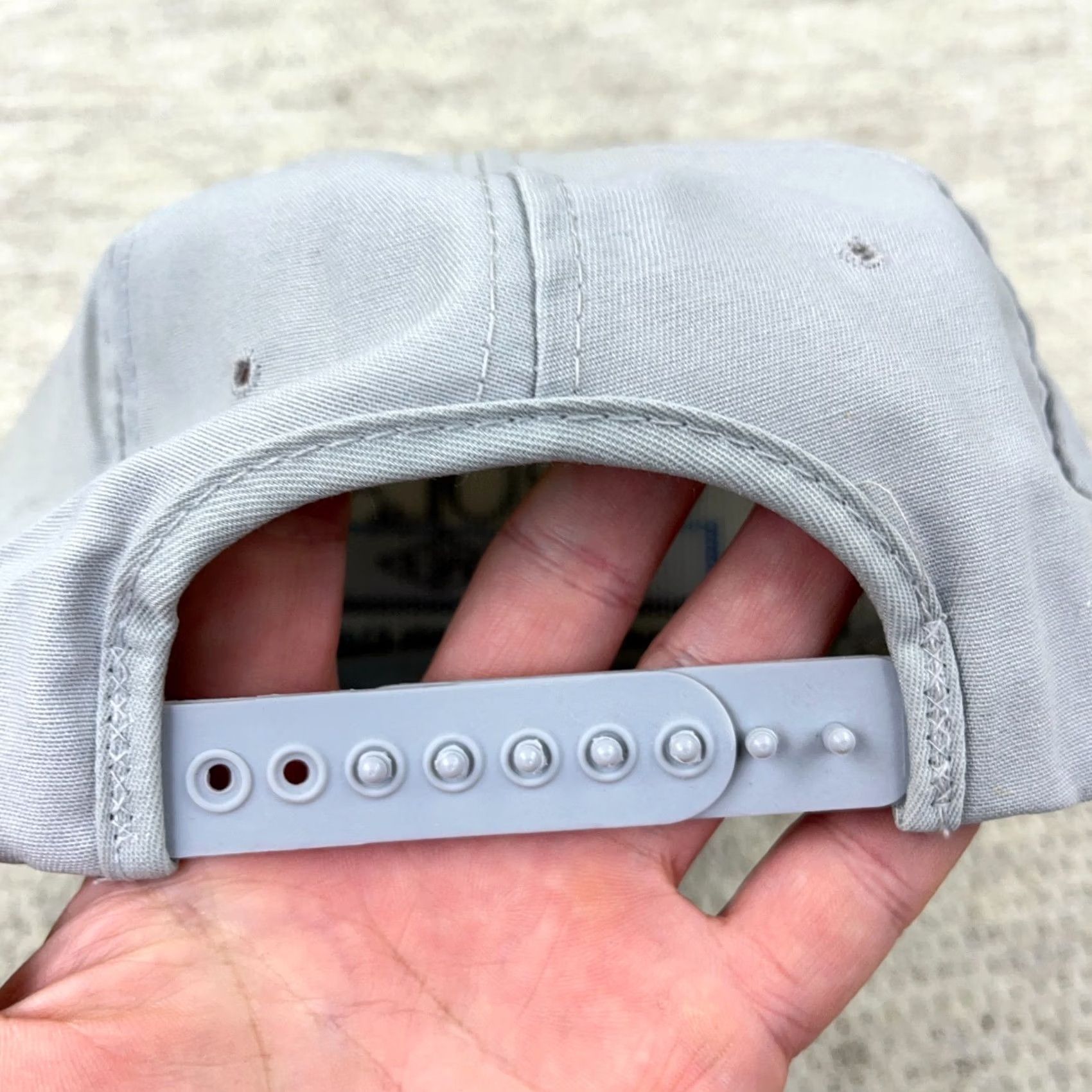 Roper VINTAGE Carolac Trucker Hat Cap Snapback Rope Made In USA Gray 80s 90s Farm Dairy E24 Mens Size ONE SIZE - 7 Thumbnail
