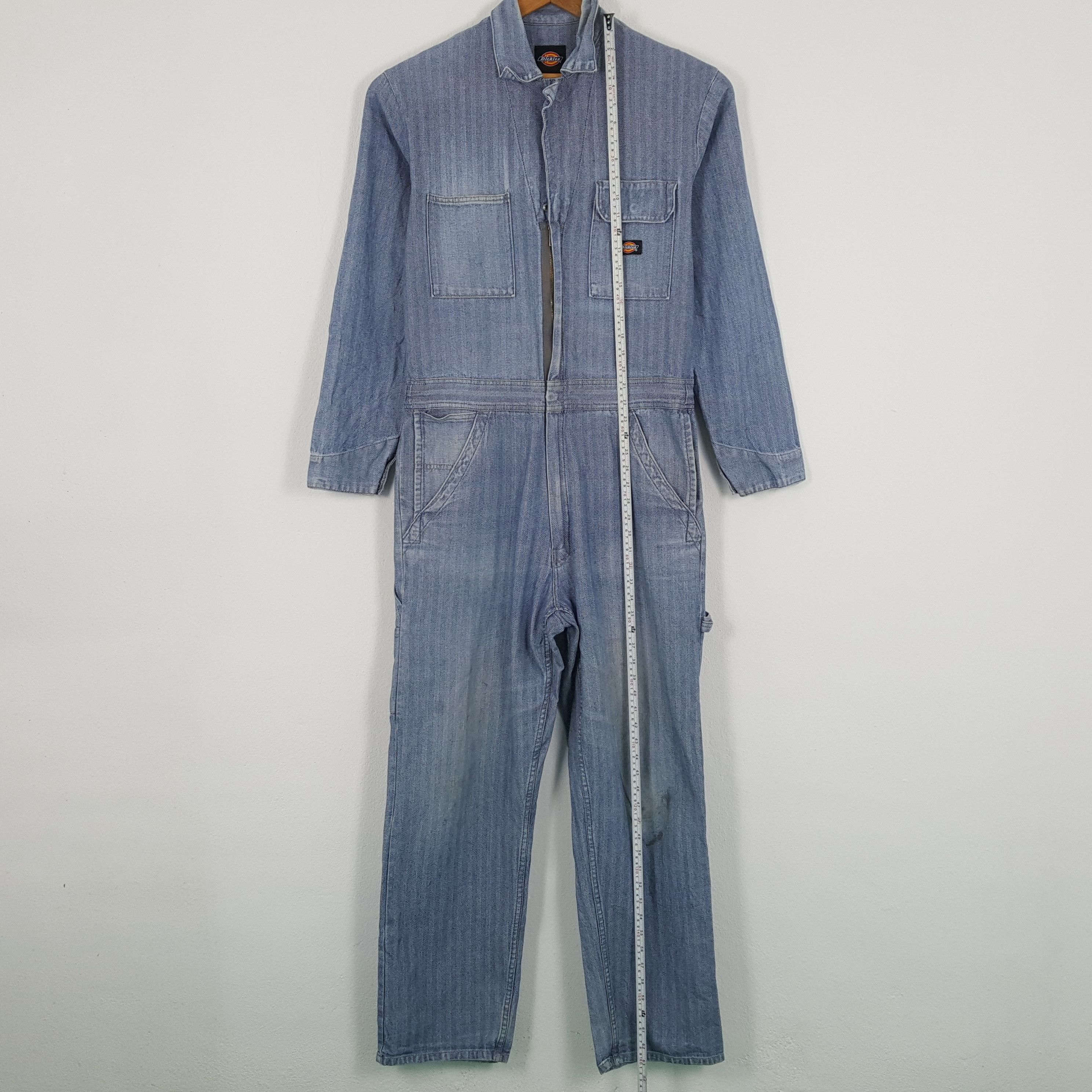 Dickies × Stussy × Vintage Vintage DICKIES x Stussy Streetwear Custom Coverall Jacket Size US M / EU 48-50 / 2 - 7 Thumbnail