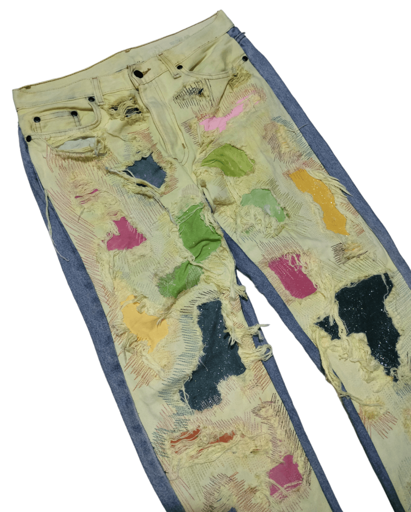 Undercover Custom Denim inspired by Undercover arts & crafts aw05 Size US 31 - 3 Thumbnail