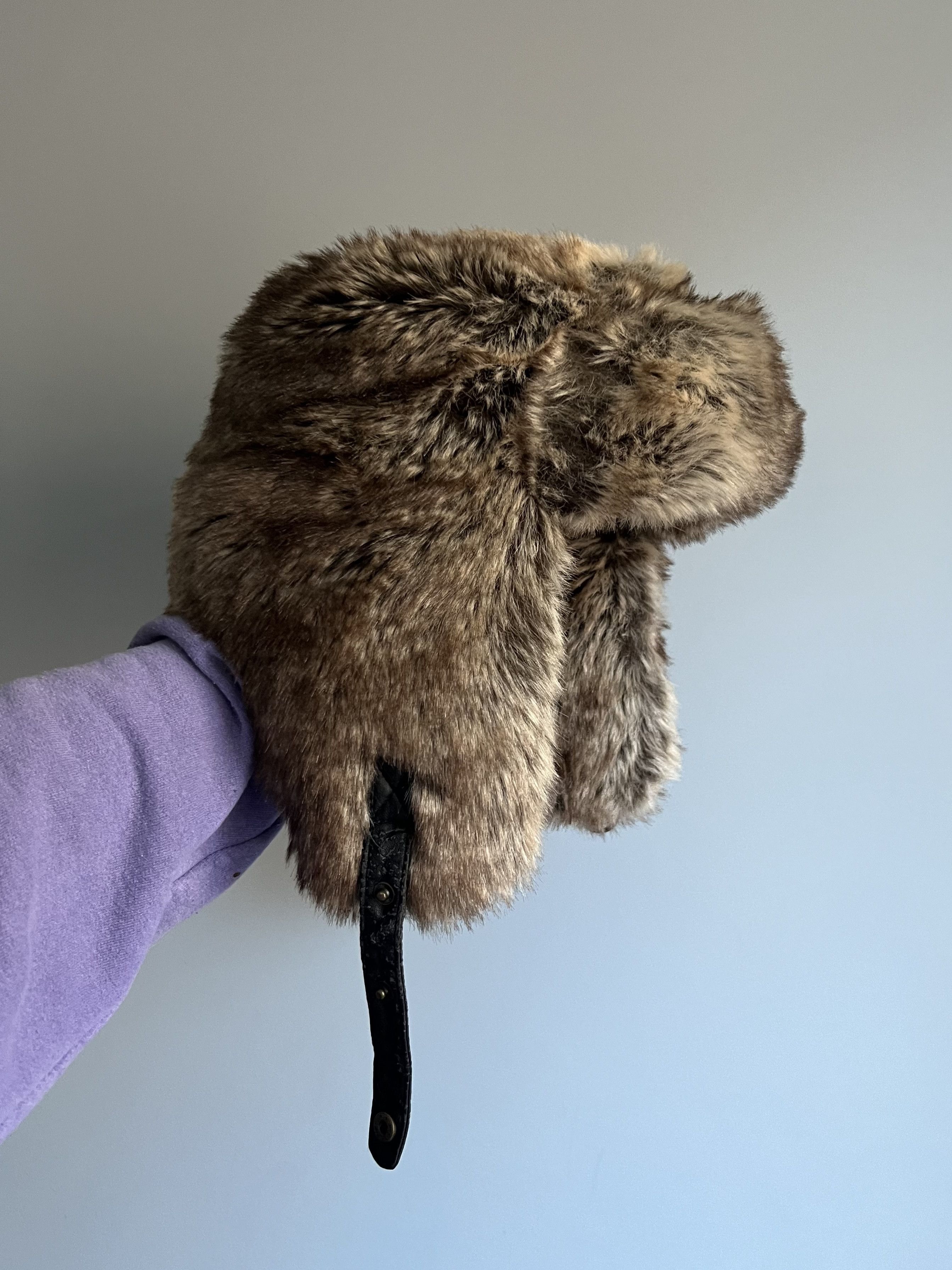Japanese Brand Alt Ushanka Fuzzy Trapper Fur Winter Hat Size ONE SIZE - 1 Thumbnail