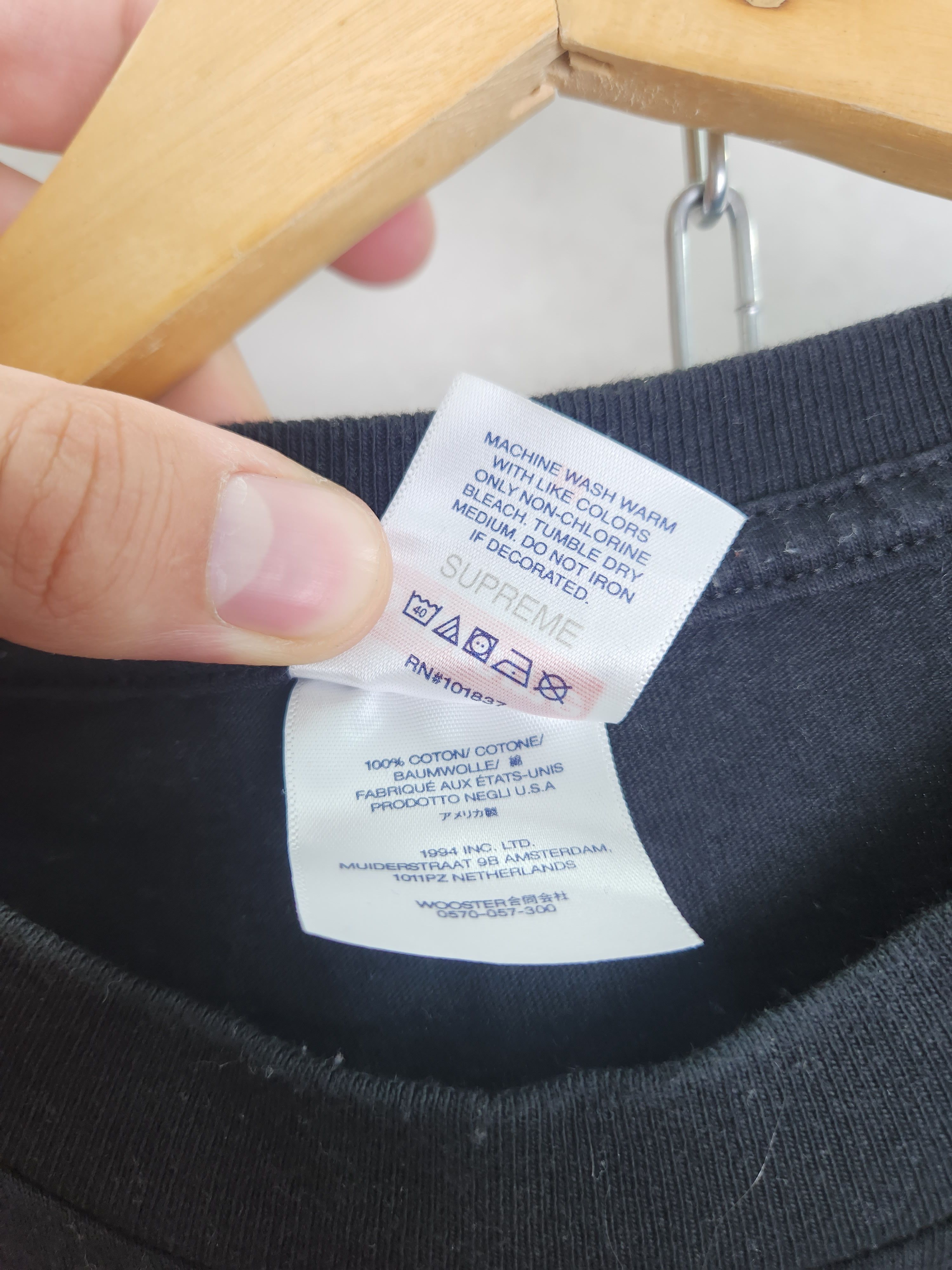 Supreme Supreme Crown Tee black size M Size US M / EU 48-50 / 2 - 8 Thumbnail
