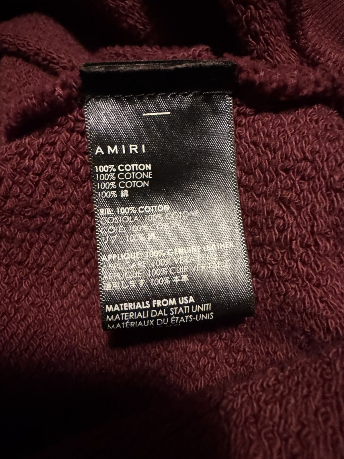 Amiri Amiri College Logo Hoodie Size US S / EU 44-46 / 1 - 3 Thumbnail