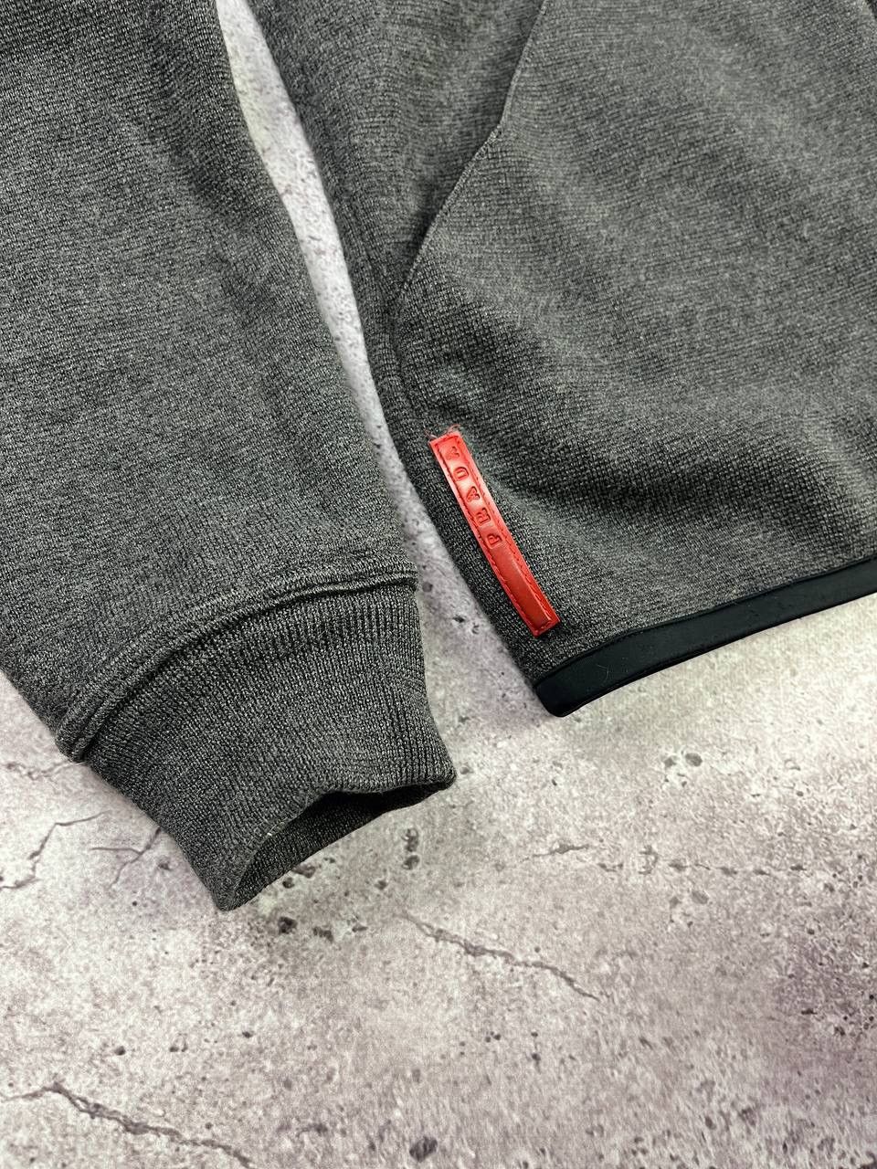 Prada Vintage🔥Prada Ribbed Wool Knit Full Zip Hoodie Size US S / EU 44-46 / 1 - 4 Thumbnail