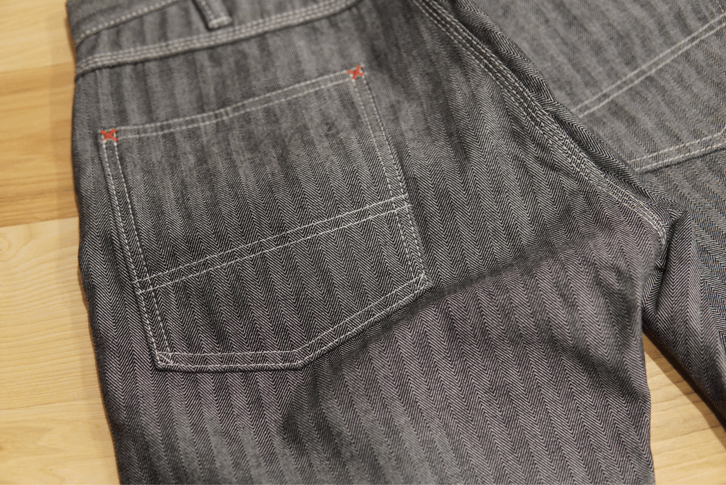 Iron Heart Herringbone Double Knee Grailed