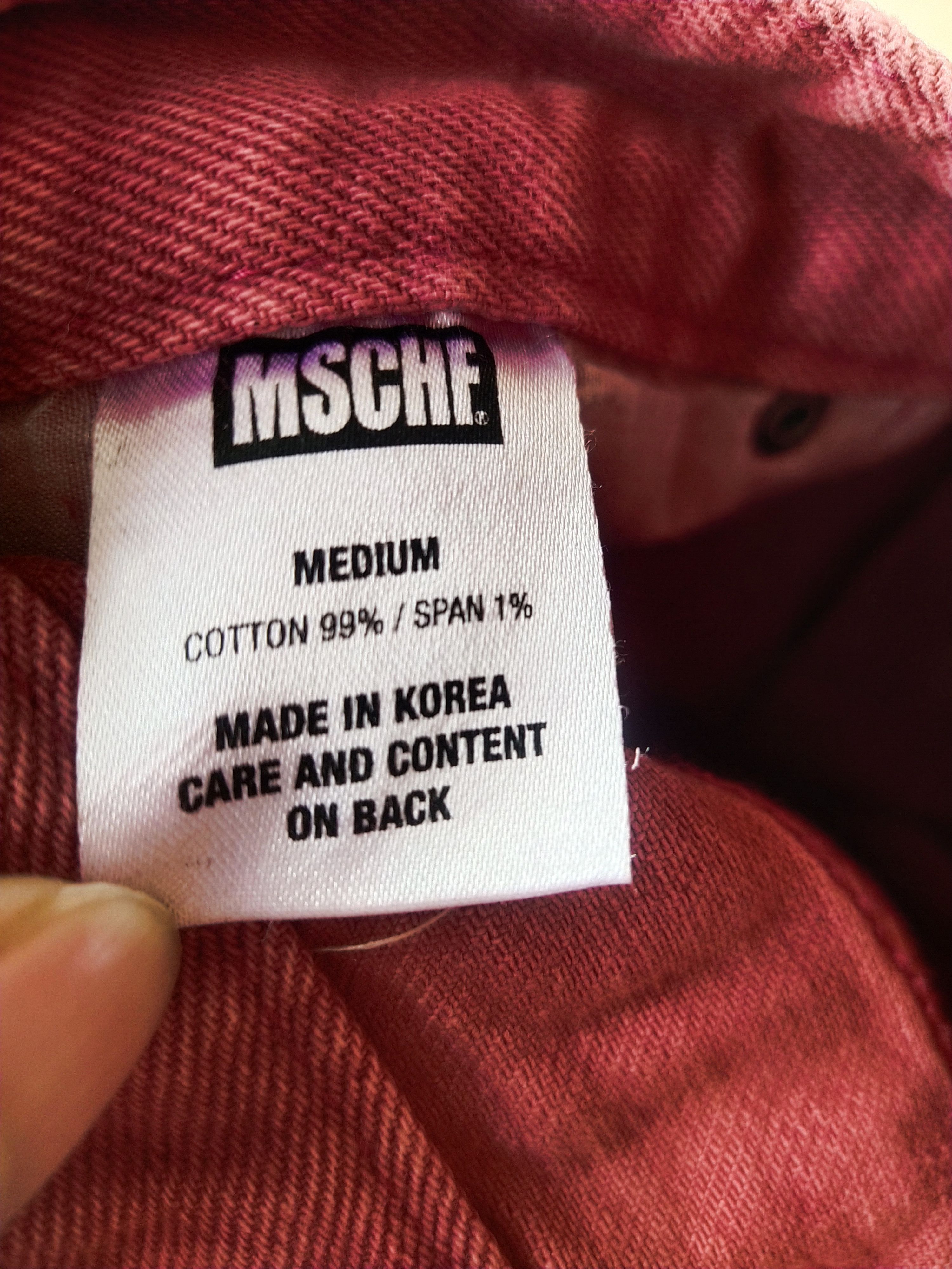 MSCHF MSCHF Pink Denim High-Waist Shorts Korea Size 27" / US 4 / IT 40 - 8 Thumbnail