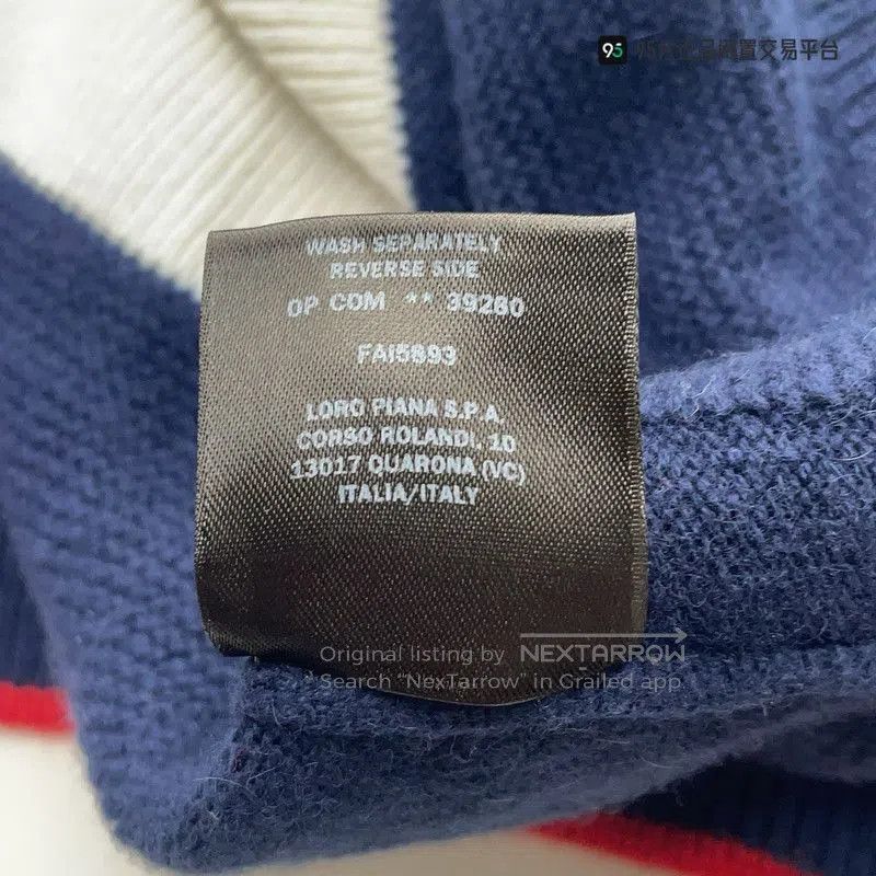 Loro Piana Loro Piana Unisex Colorblock Cashmere Sweater. Size US S / EU 44-46 / 1 - 1 Thumbnail