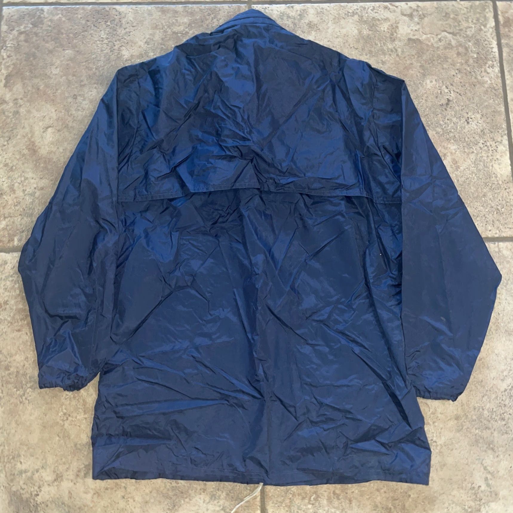 Vintage Pacific Trail Sportswear Navy Blue 100% Nylon Windbreaker Jacket Mens M Size US M / EU 48-50 / 2 - 4 Thumbnail