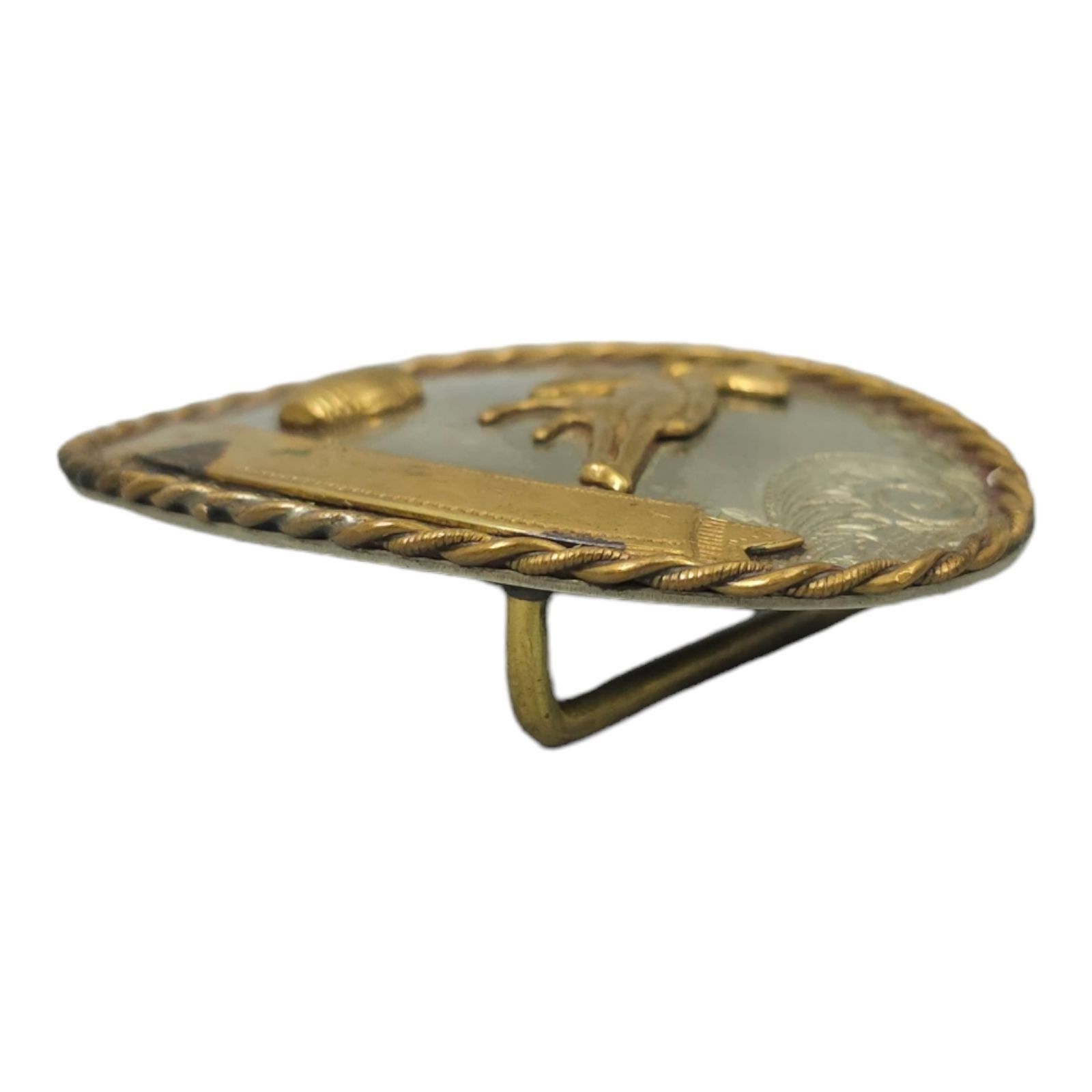 Other Western Barrel Racing Rodeo Vintage Cowboy Belt Buckle Size ONE SIZE - 10 Thumbnail