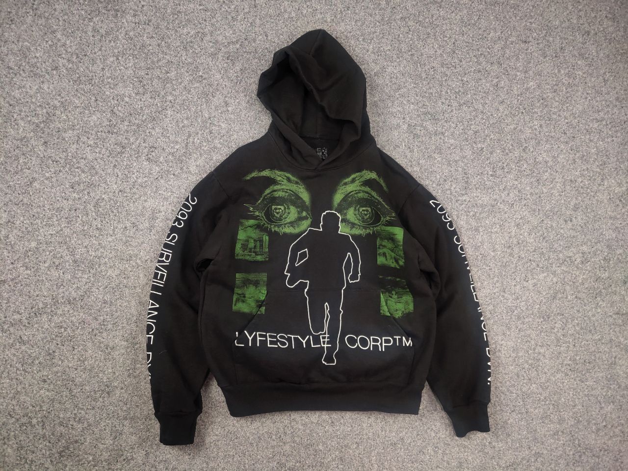 Yeat Yeat 2093 Lyfestyle Corp Surveillance Oversized eye hoodie Size US S / EU 44-46 / 1 - 2 Thumbnail
