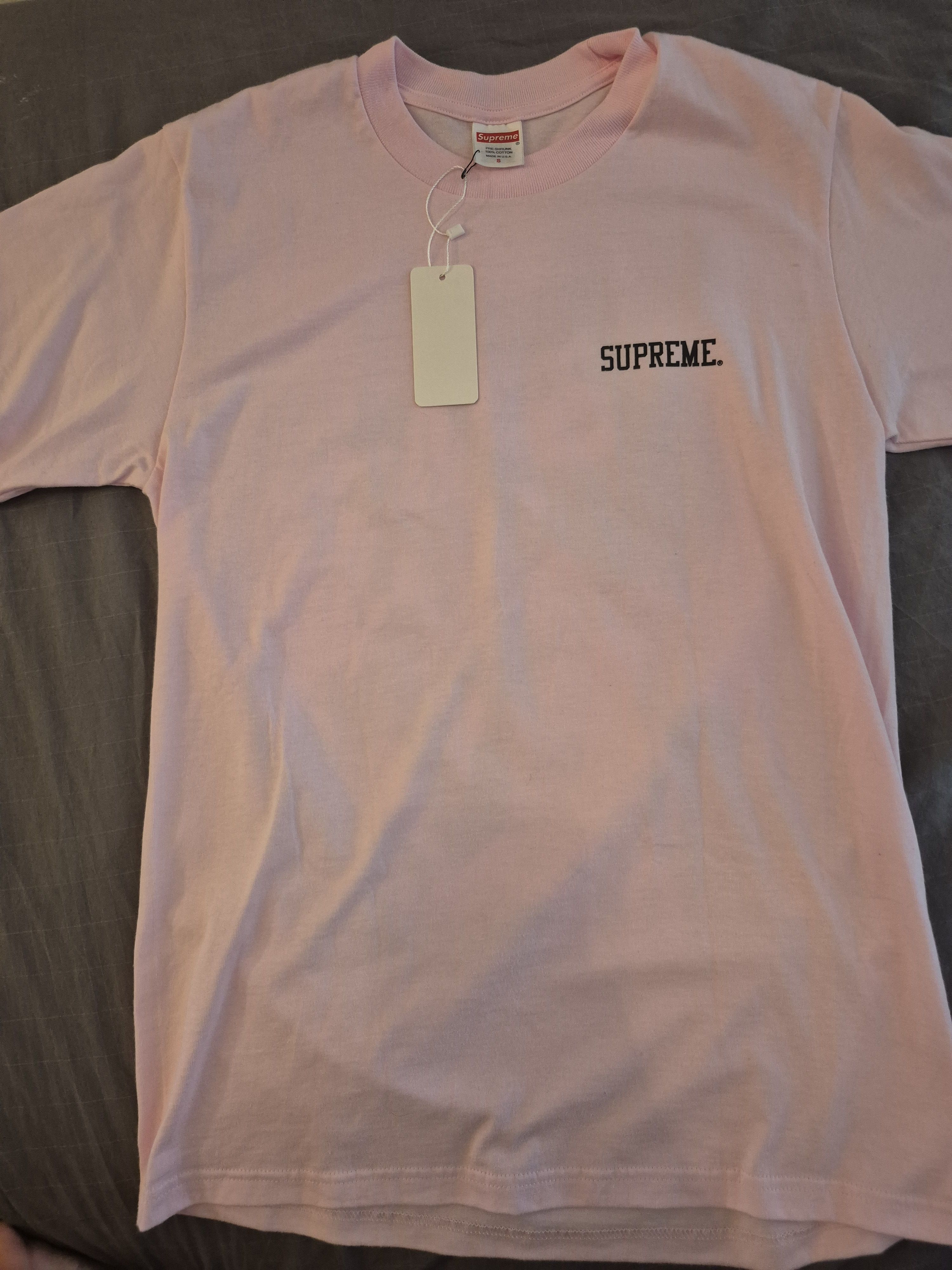 Supreme Supreme Pink Greta Gremlins Tee Shirt Size Small Size US S / EU 44-46 / 1 - 1 Thumbnail