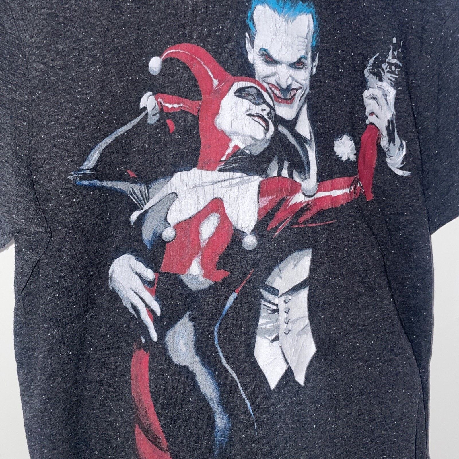 DC Comics DC Joker Harley Quinn Gray T-Shirt Batman L Comic Book Size US L / EU 52-54 / 3 - 2 Thumbnail