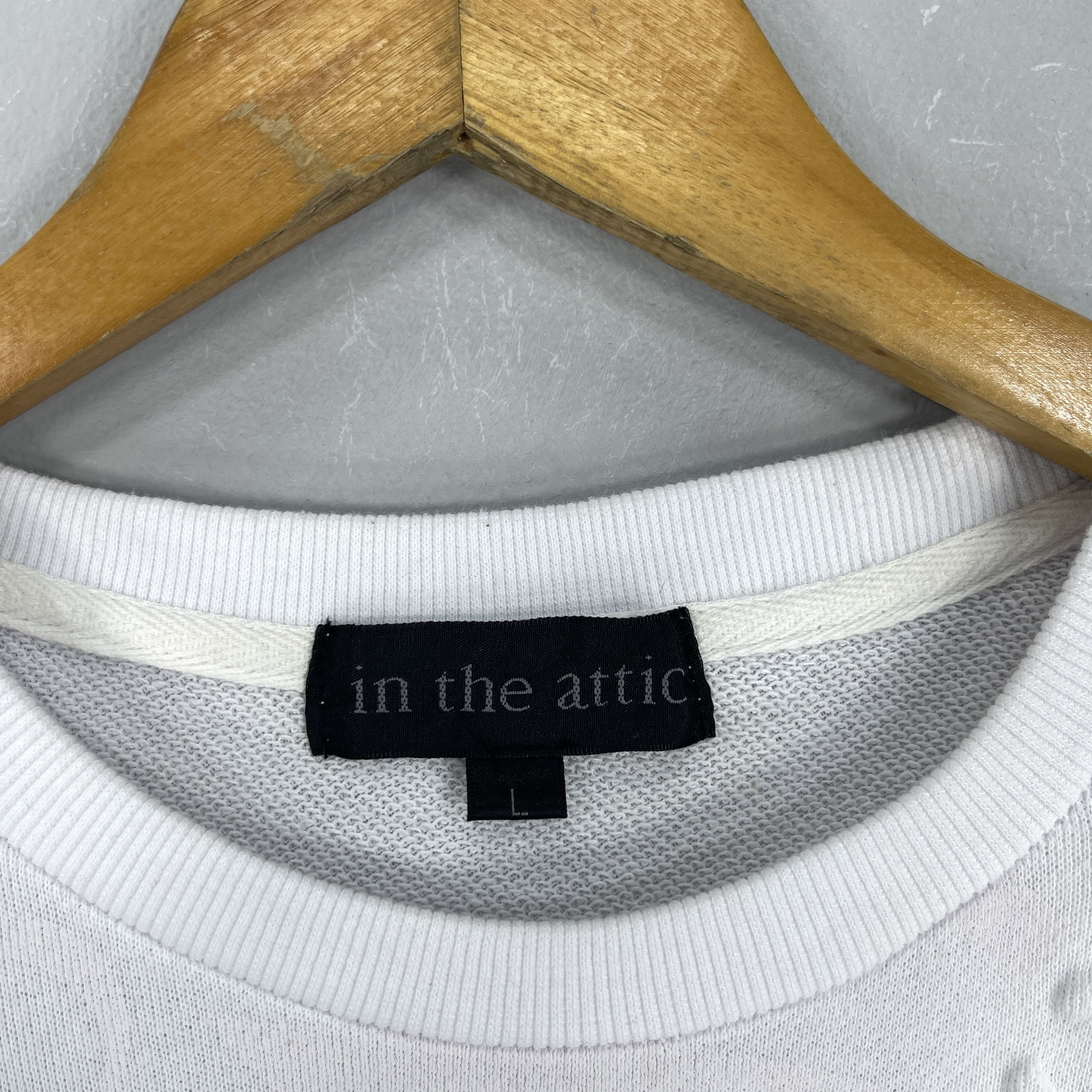 In The Attic Vintage IN THE ATTIC Quotes Printed Embroidery Sweatshirt Size US M / EU 48-50 / 2 - 6 Thumbnail
