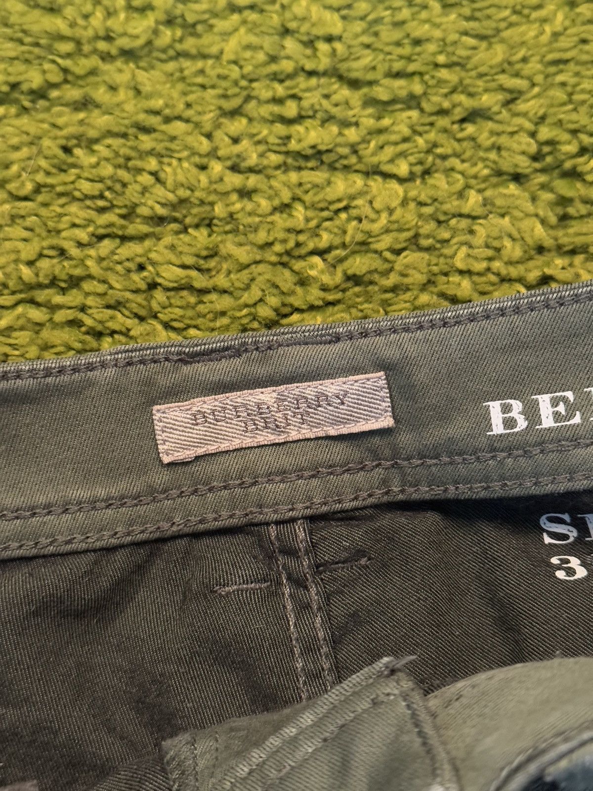 Burberry × Designer Burberry khaki chinos pants Size 27" / US 4 / IT 40 - 6 Thumbnail