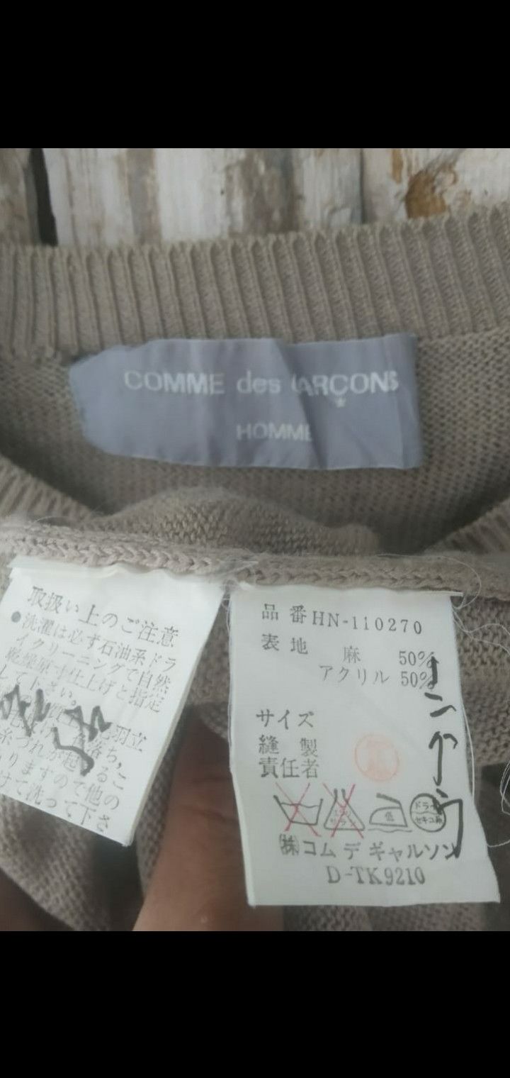 Comme des Garcons Homme CDG homme v neck sweater Size US L / EU 52-54 / 3 - 5 Thumbnail
