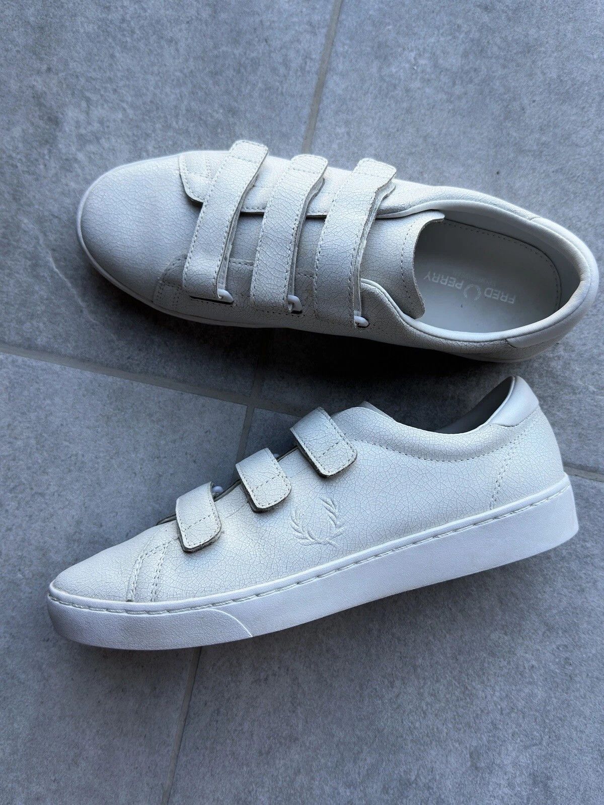 Fred Perry FRED PERRY MENS LEATHER SHOES SNEAKERS CASUAL Size US 9 / EU 42 - 2 Thumbnail