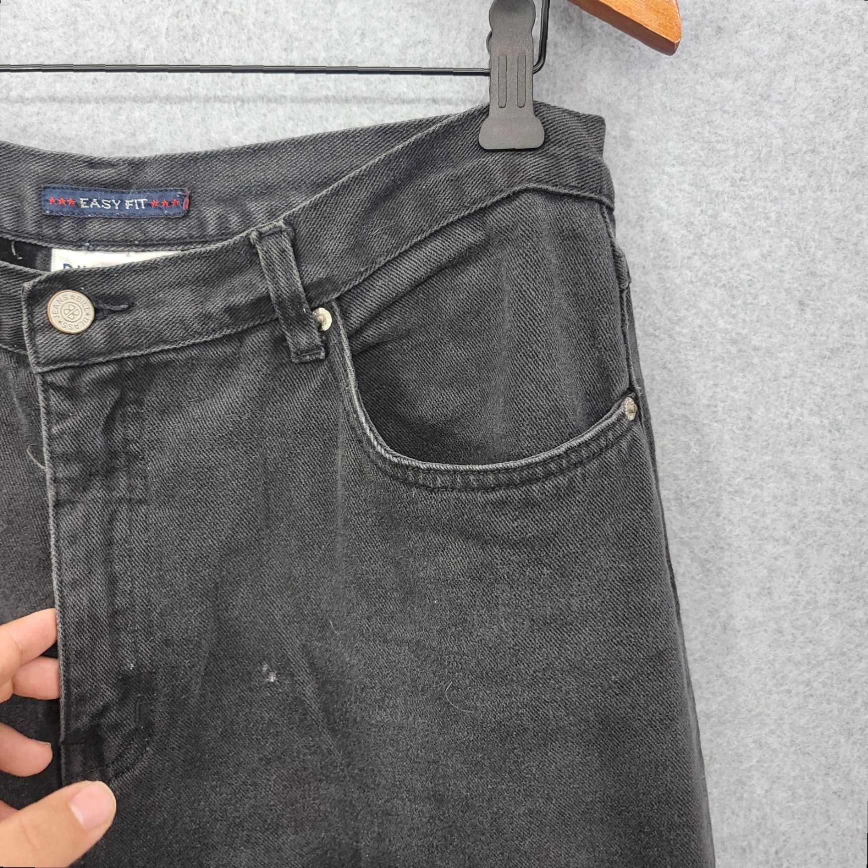 Bill Blass Bill Blass Easy Fit Jeans Womens Size 16 Black mom high rise vintage Pants Size 38" / US 16 / IT 52 - 5 Thumbnail