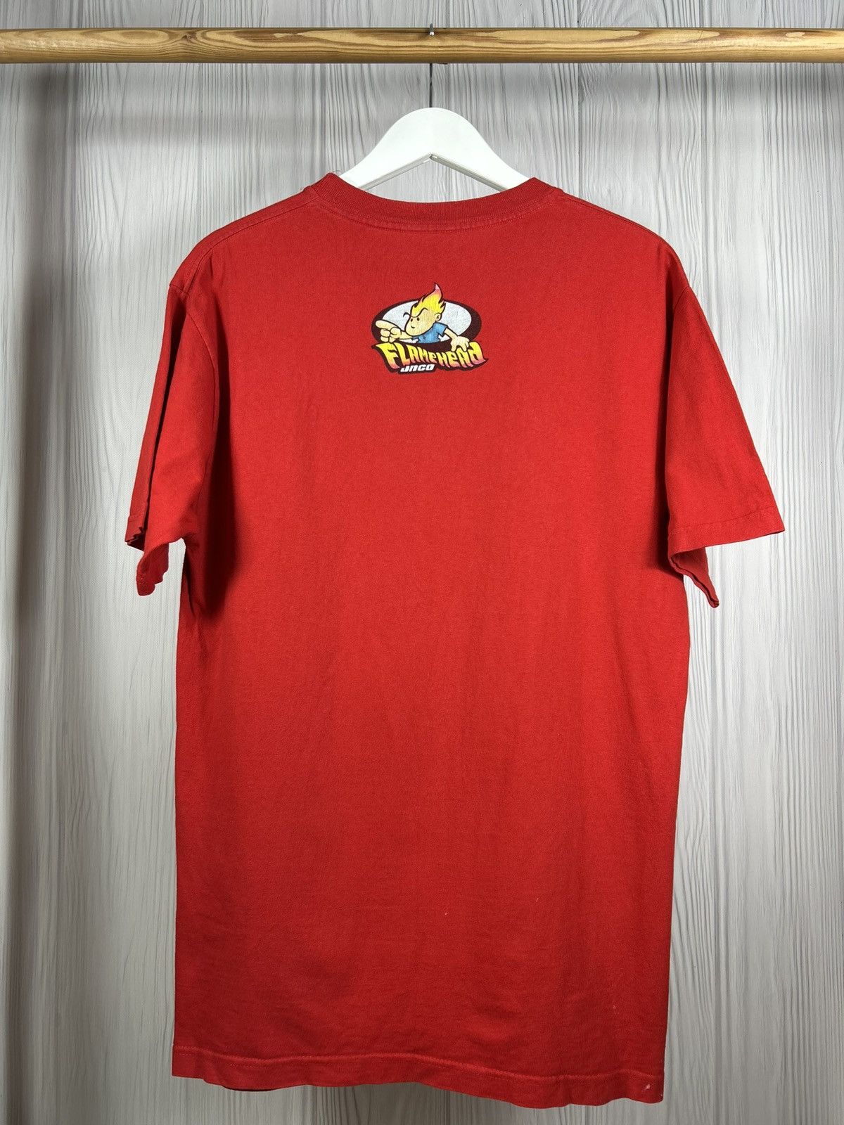JNCO Rare Vintage 90s JNCO FlameHead T-Shirt Size XL USA Size US XL / EU 56 / 4 - 2 Thumbnail