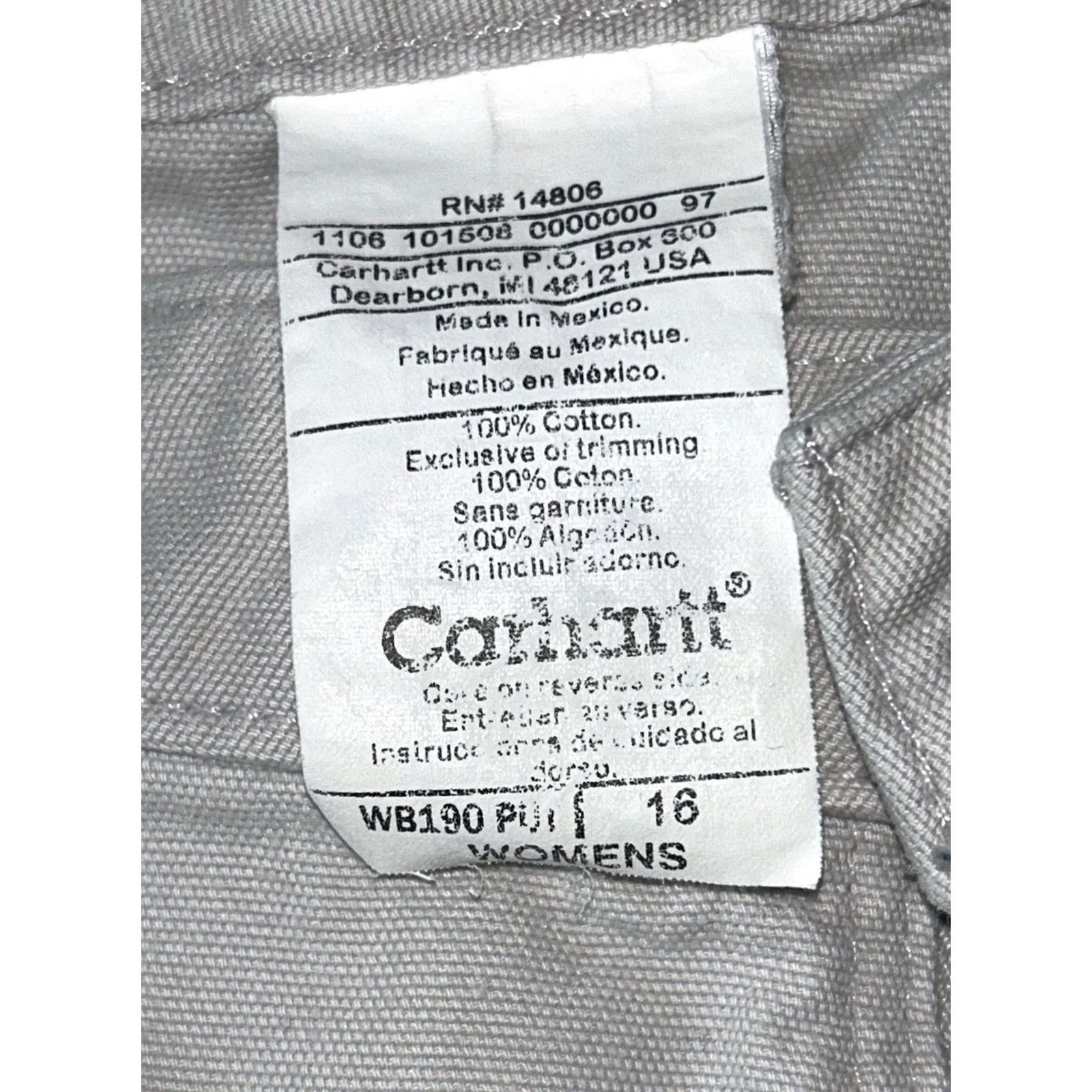 Carhartt Carhartt Canvas Carpenter Shorts Women’s 35 8” Inseam Tan Casual Workwear Size 24" / US 00 / IT 34 - 5 Thumbnail