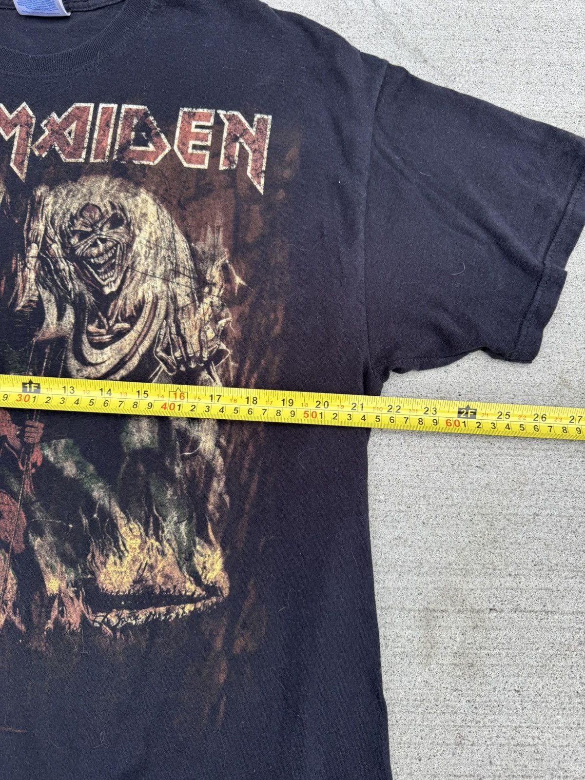 Vintage Iron Maiden The Number Of The Beast Tour 1982-83 Tee 2008 Size US XL / EU 56 / 4 - 5 Thumbnail