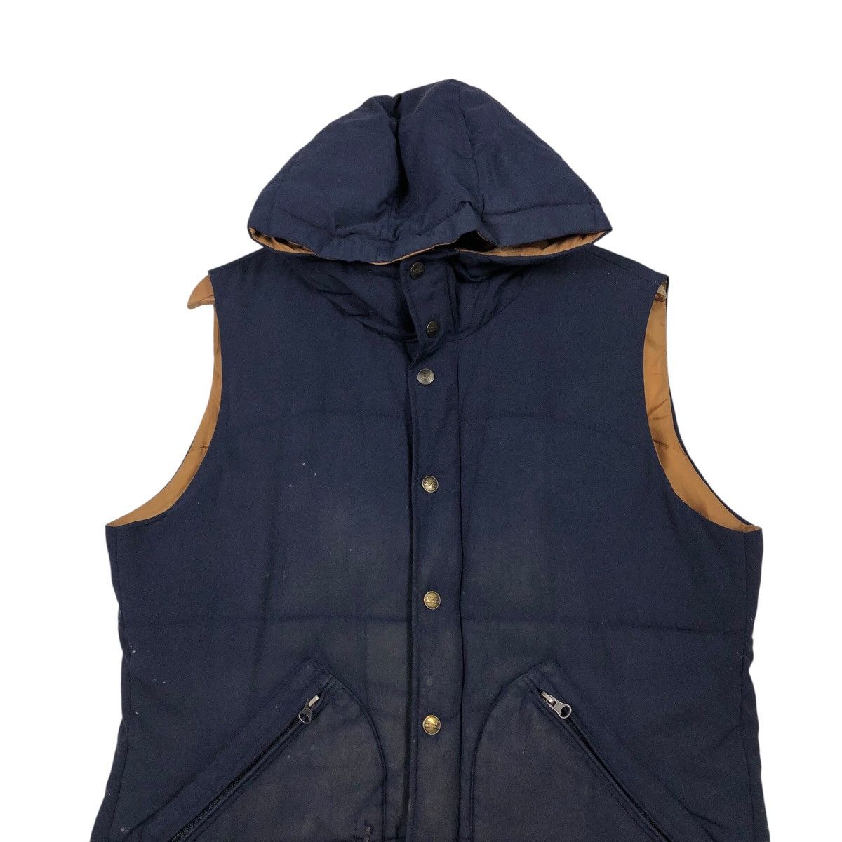 Japanese Brand × Vintage 📌Vintage Vest Puffer Jacket Sleeveless Dickies Biker Style Size US L / EU 52-54 / 3 - 4 Thumbnail