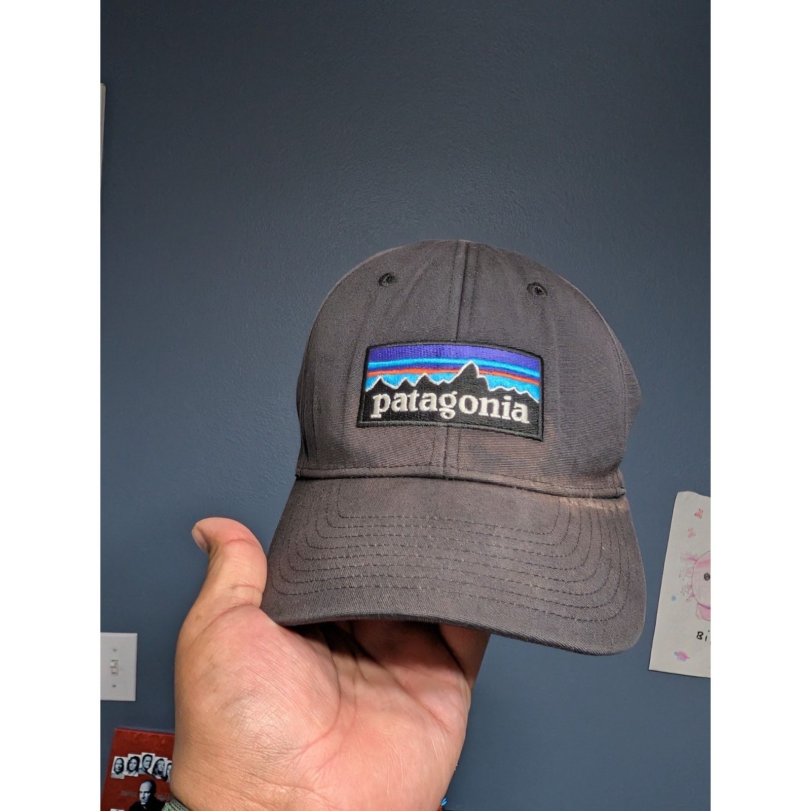 Patagonia Patagonia P-6 Label Trad Cap Hat - Plume - Grey - Hiking Hat Size ONE SIZE - 1 Thumbnail