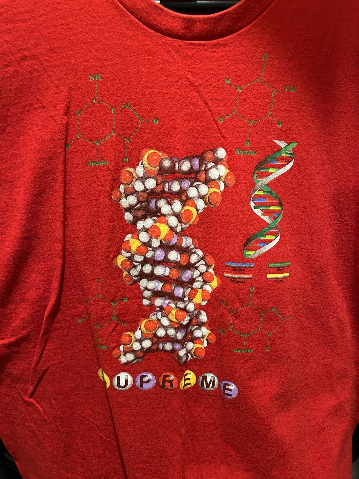 Supreme Supreme DNA Tee Size US XL / EU 56 / 4 - 2 Thumbnail