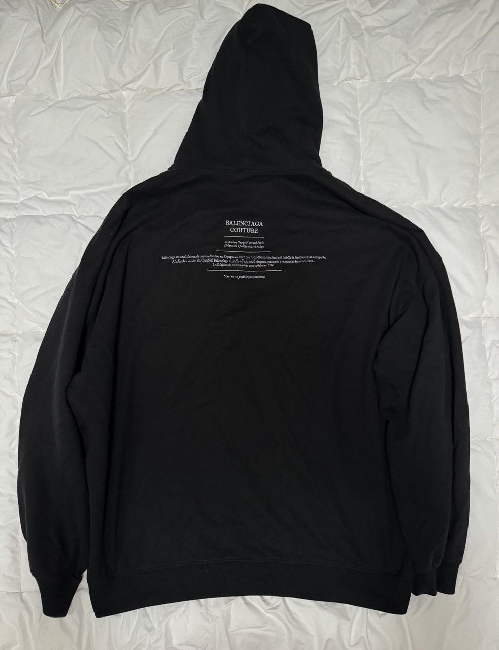 Balenciaga Balenciaga Couture Oversized Hoodie Size US XS / EU 42 / 0 - 2 Thumbnail