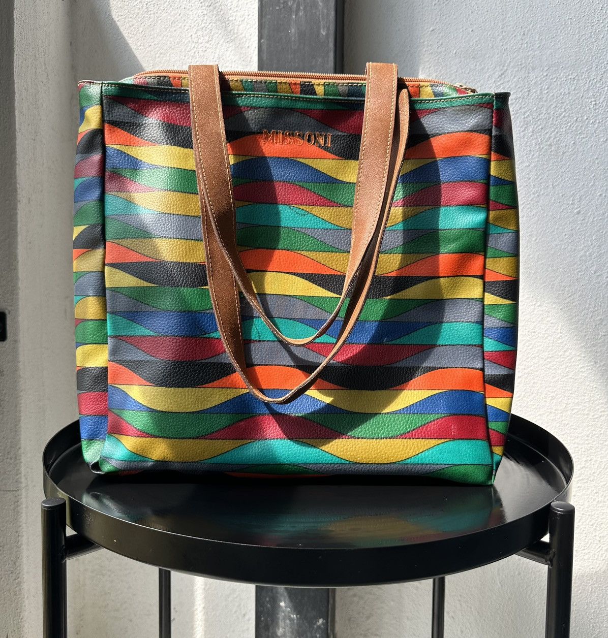 1990s Missoni vintage tote bag