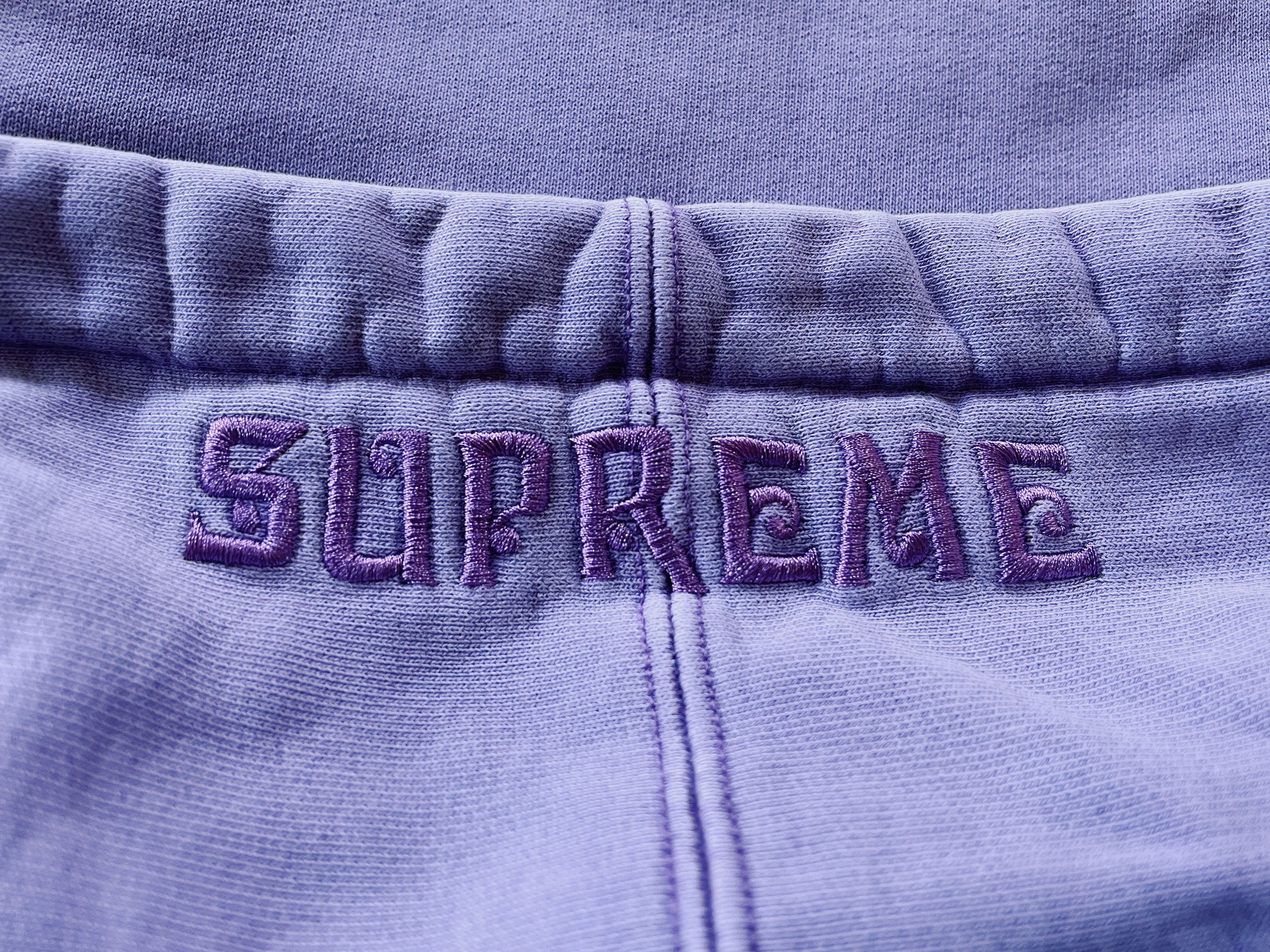 Supreme Supreme Overdyed Hoodie Purple Size US L / EU 52-54 / 3 - 3 Thumbnail