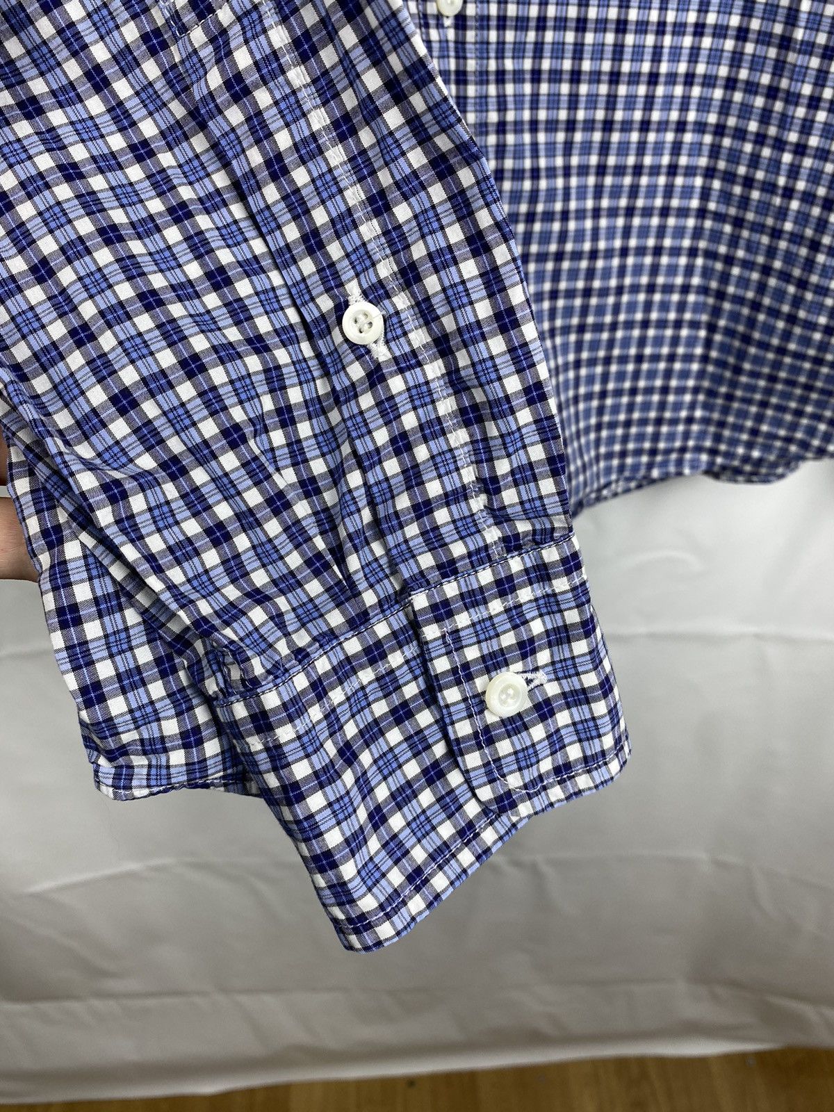 Brunello Cucinelli Brunello Cucinelli Men Leisure Fit Plaid Print Shirt size M Size US M / EU 48-50 / 2 - 4 Thumbnail