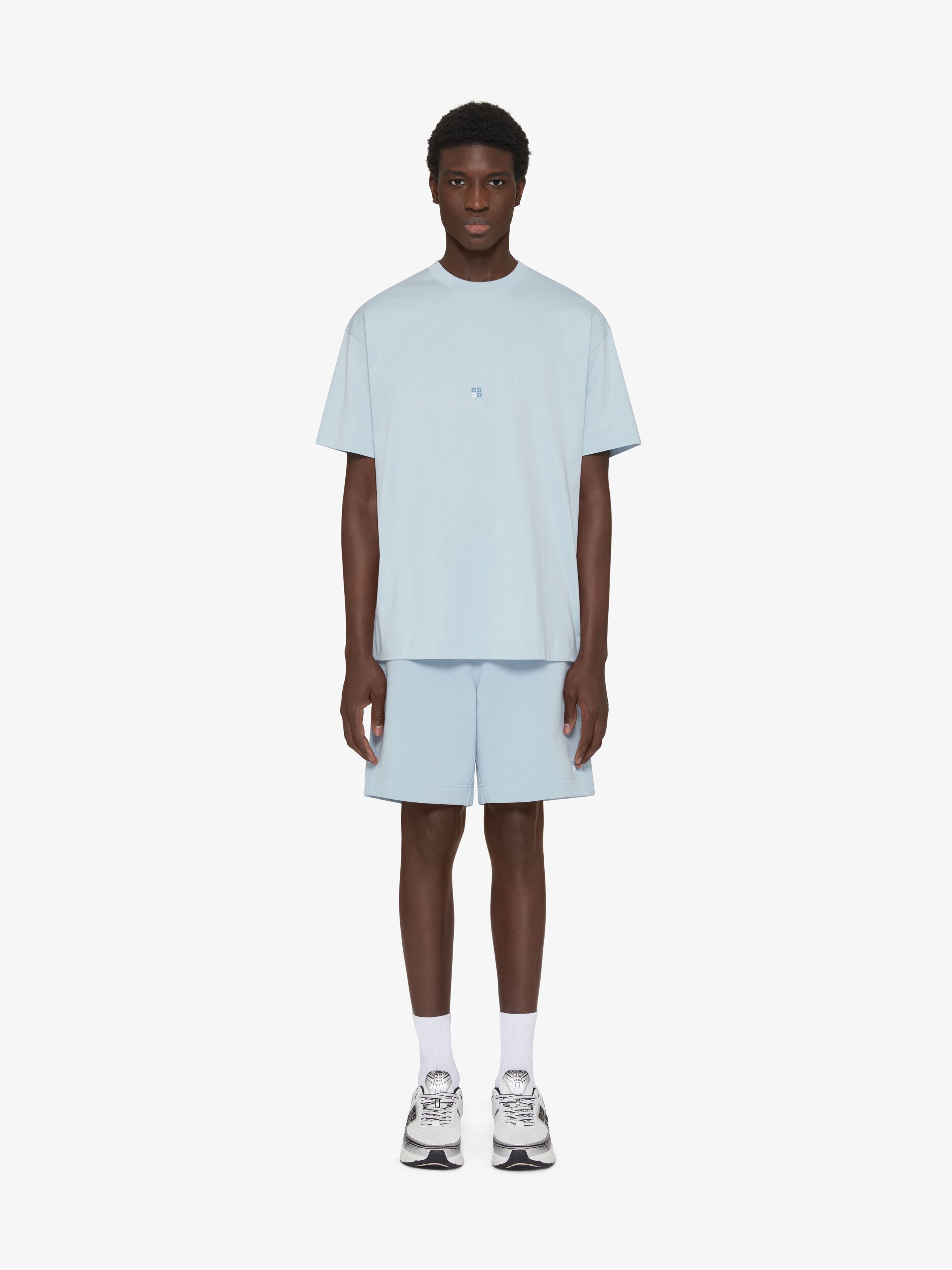 Givenchy o1srvl11e0925 Short Sleeve T-Shirt in Blue Size US L / EU 52-54 / 3 - 2 Thumbnail