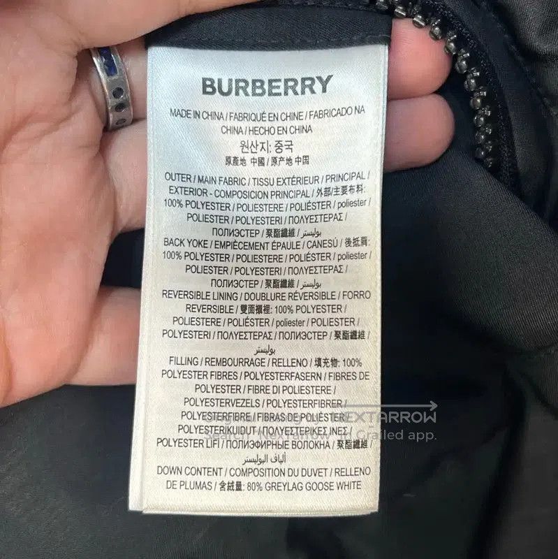 Burberry Burberry Men's Winter Cotton Duck Down Jacket. Size US L / EU 52-54 / 3 - 6 Thumbnail