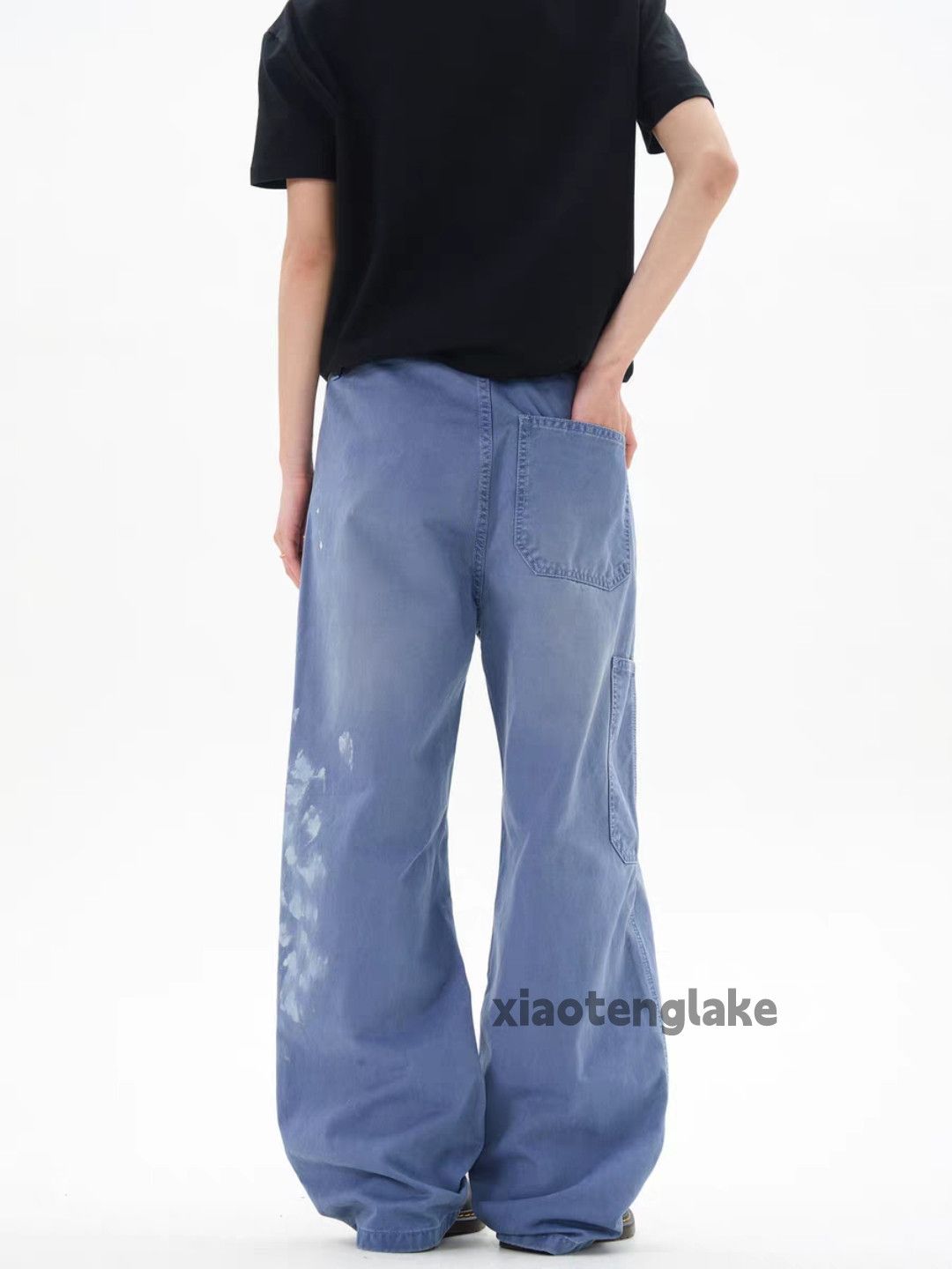 Designer × Japanese Brand × Vintage Washed faded utility paint carpenter stain work pants Size US 34 / EU 50 - 3 Thumbnail