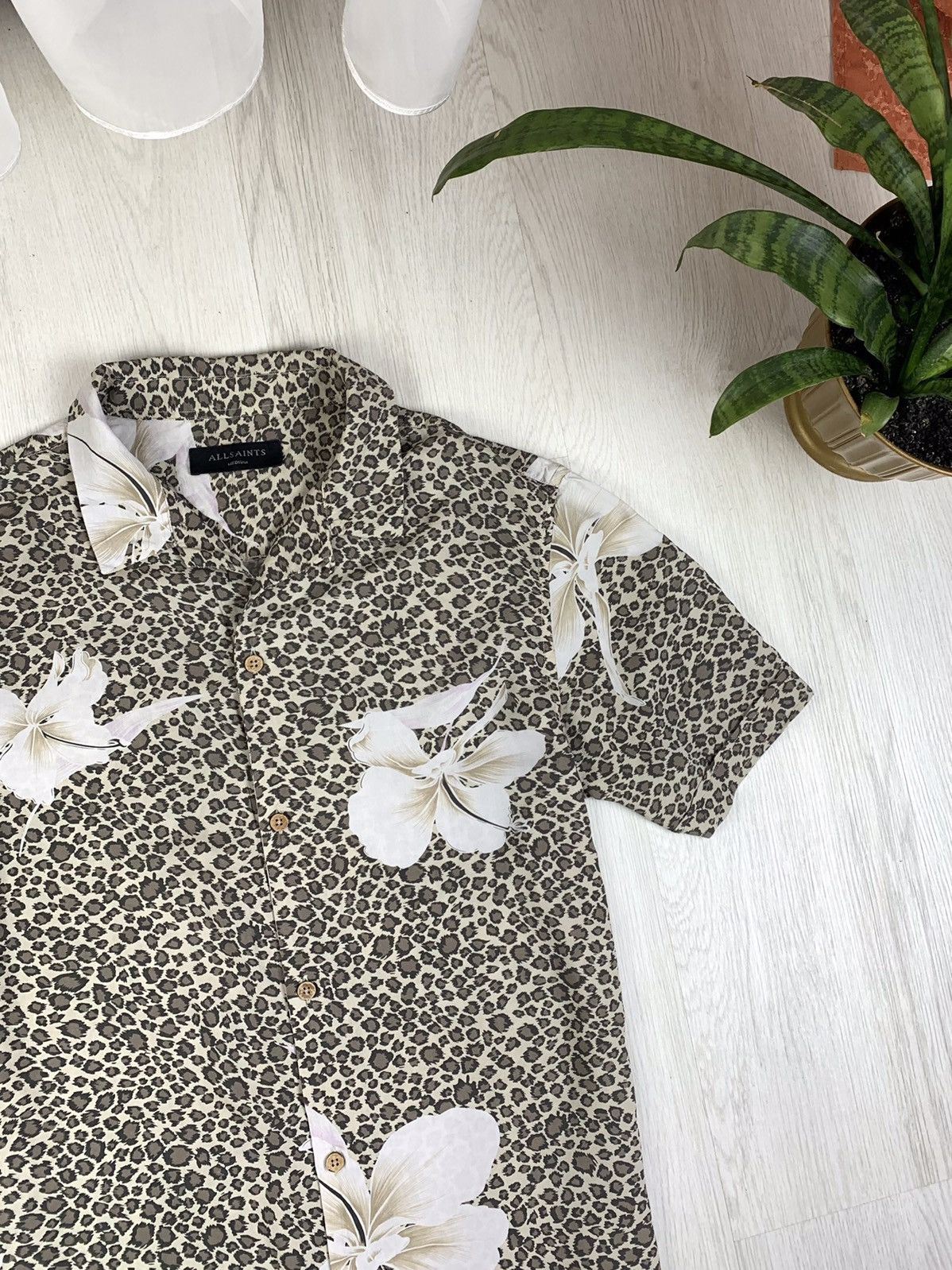 Allsaints Allsaints Kuhi Button Shirt Mens Size M Size US M / EU 48-50 / 2 - 4 Thumbnail