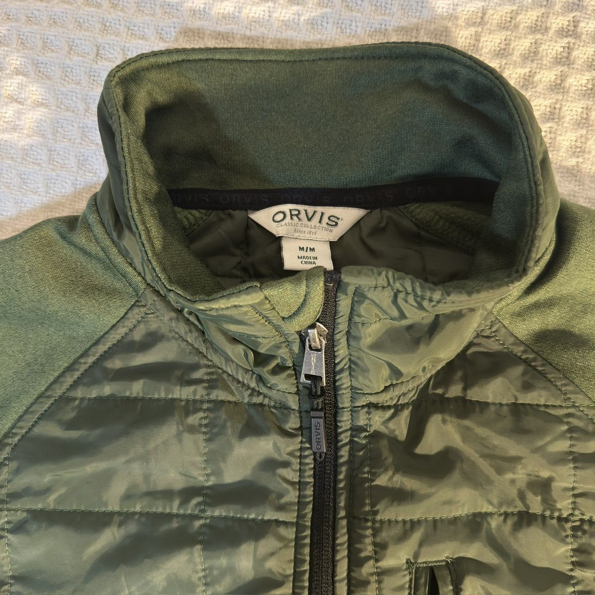 Orvis Orvis Quilted Hybrid Jacket – Olive (M) Size US M / EU 48-50 / 2 - 4 Thumbnail