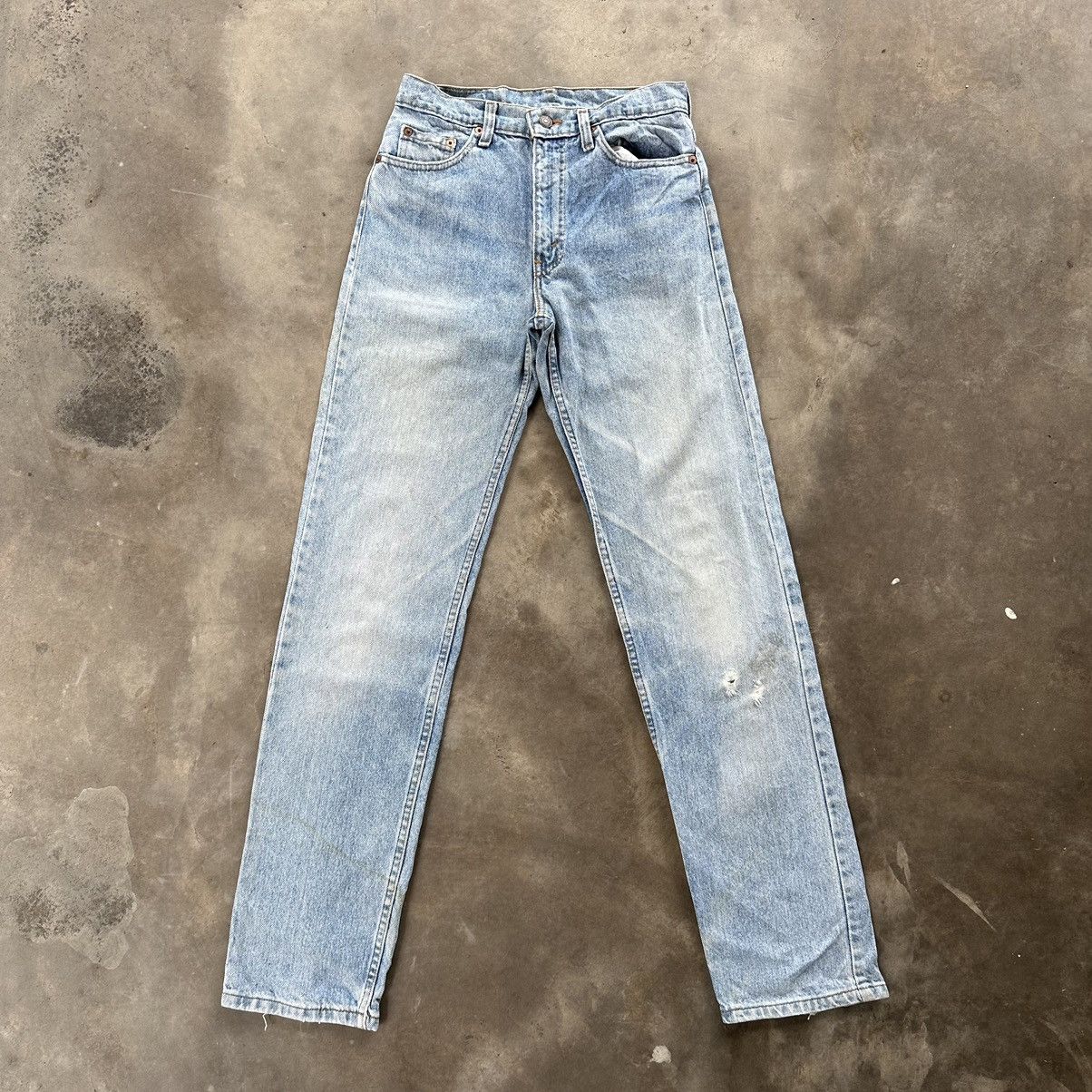 Vintage Levi’s 510 USA Distressed Faded Denim Jean Pant W28