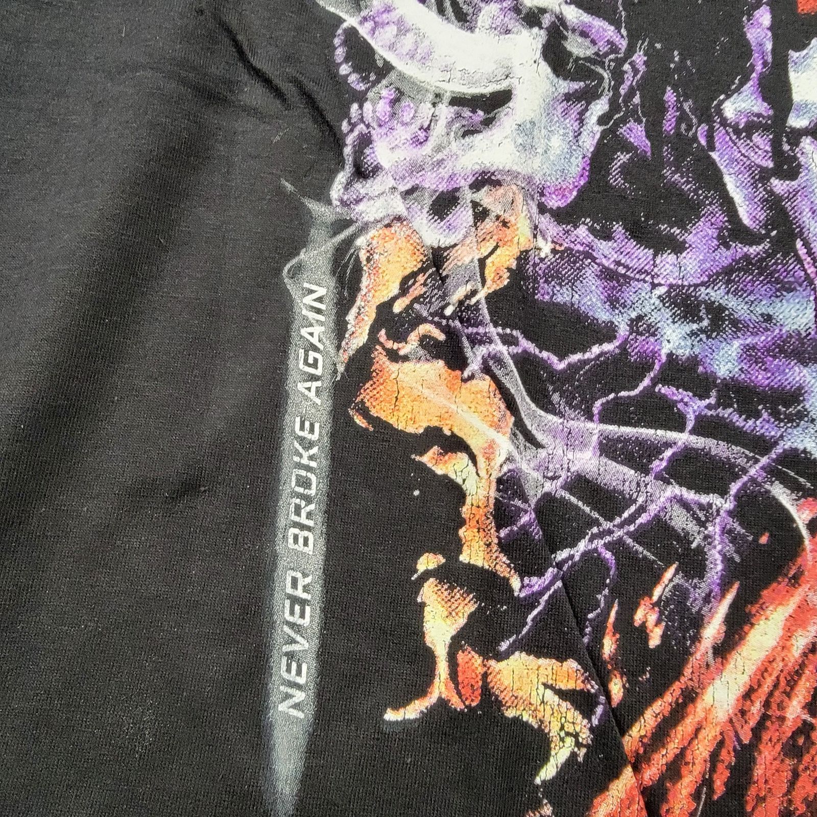 NBA Young Boy Never Broke Again Grave Digger Tshirt Black Sz 3XL Size US XXL / EU 58 / 5 - 4 Thumbnail