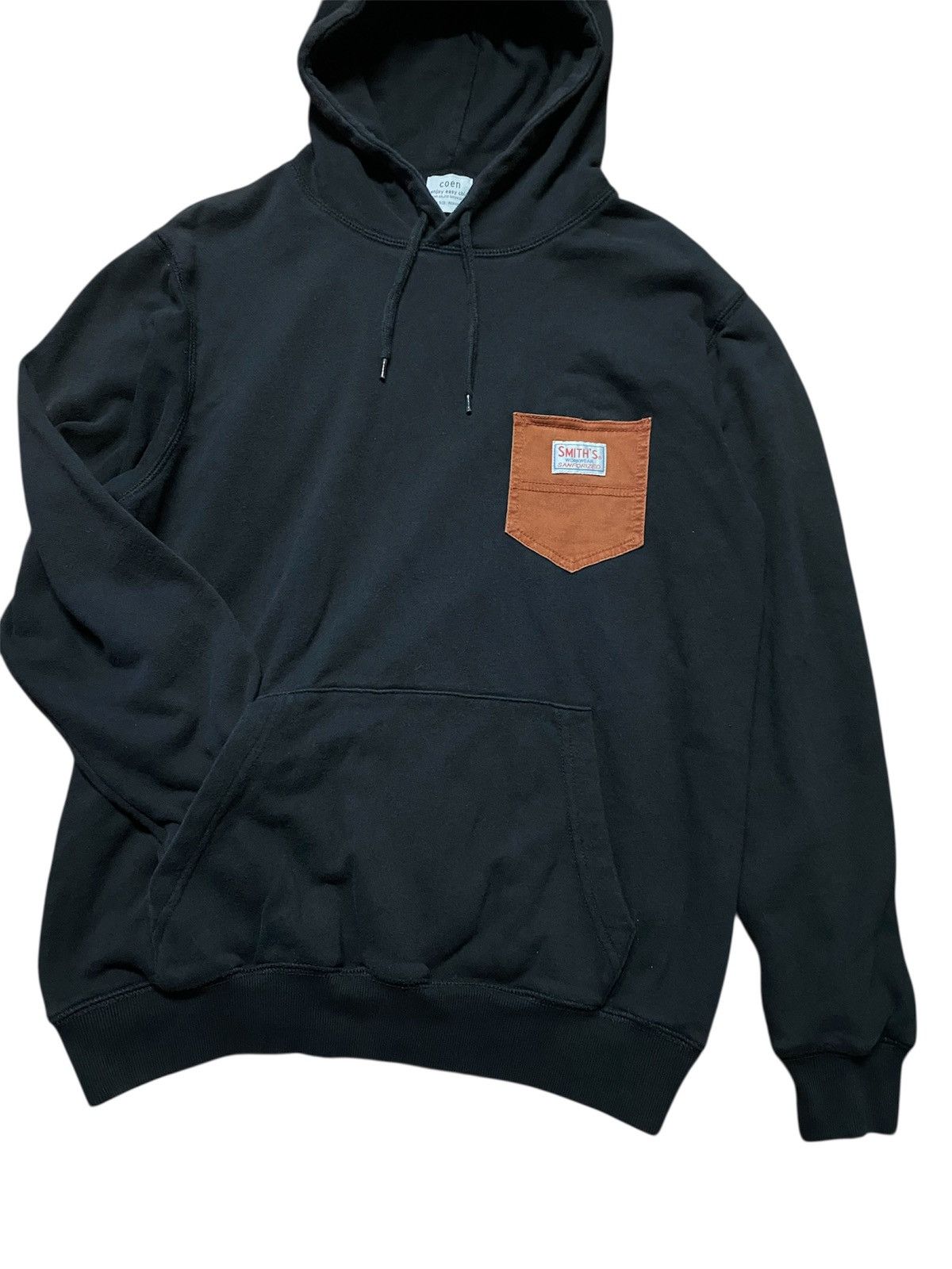 Japanese Brand Coen x Smith’s Workwear Pocket Pullover Hoodie Size US M / EU 48-50 / 2 - 3 Thumbnail
