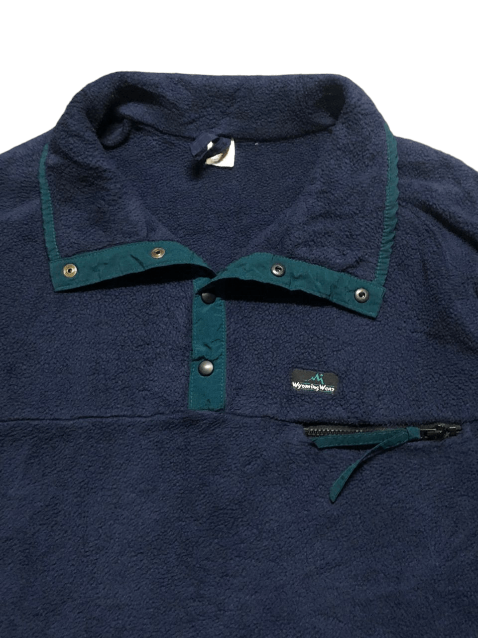 Vintage Vintage 90s Wyoming Wear Half Button Fleece Size US M / EU 48-50 / 2 - 4 Thumbnail