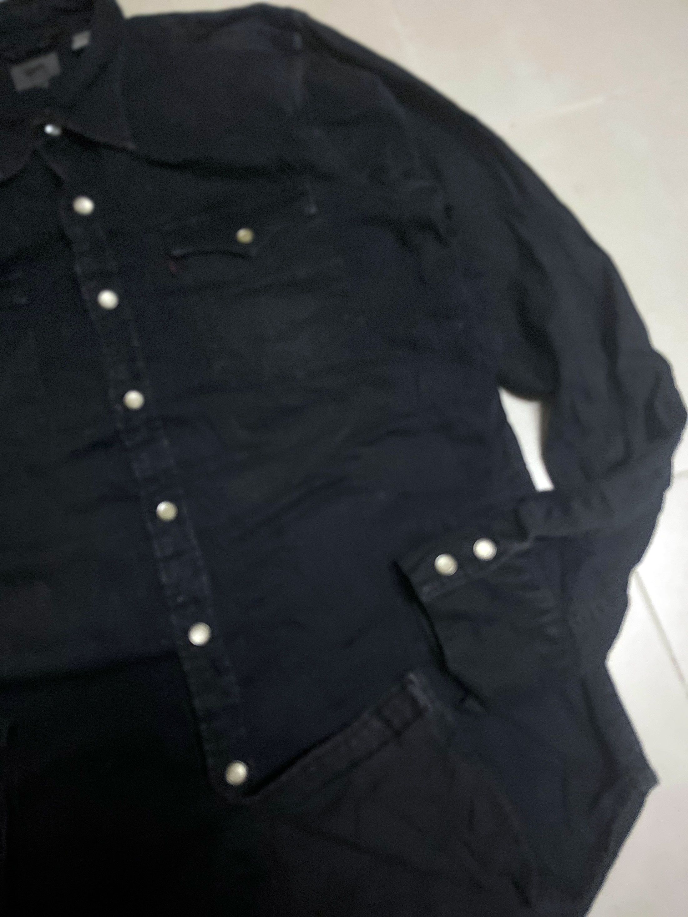 Levi's Levis Light Denim Pearl Snap Western Shirt Size US M / EU 48-50 / 2 - 3 Thumbnail