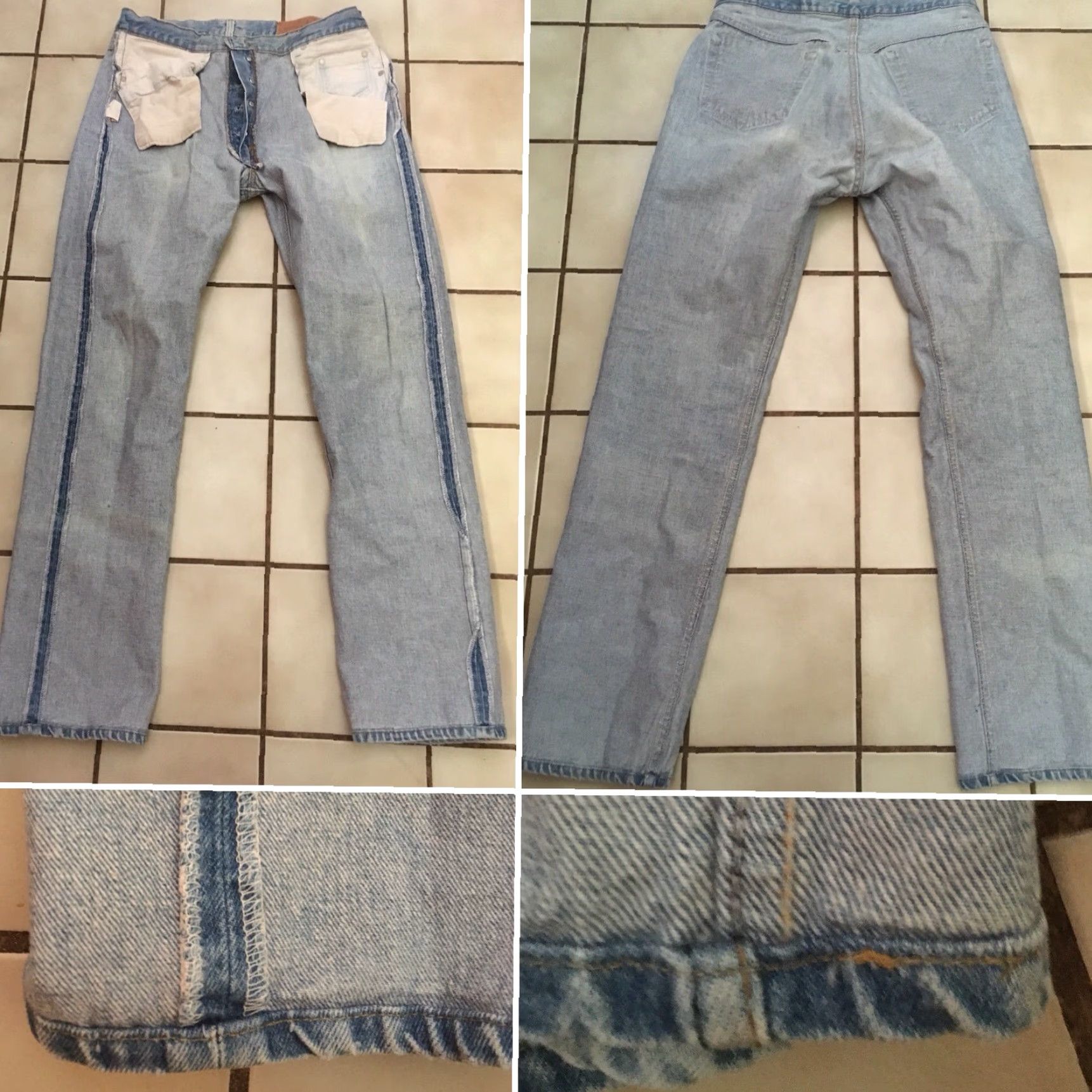 Vintage VINTAGE Levi’s 501 Jeans Button Fly 34x34 Levi’s USA Blue Denim Sizes 36 34 Size US 34 / EU 50 - 7 Thumbnail