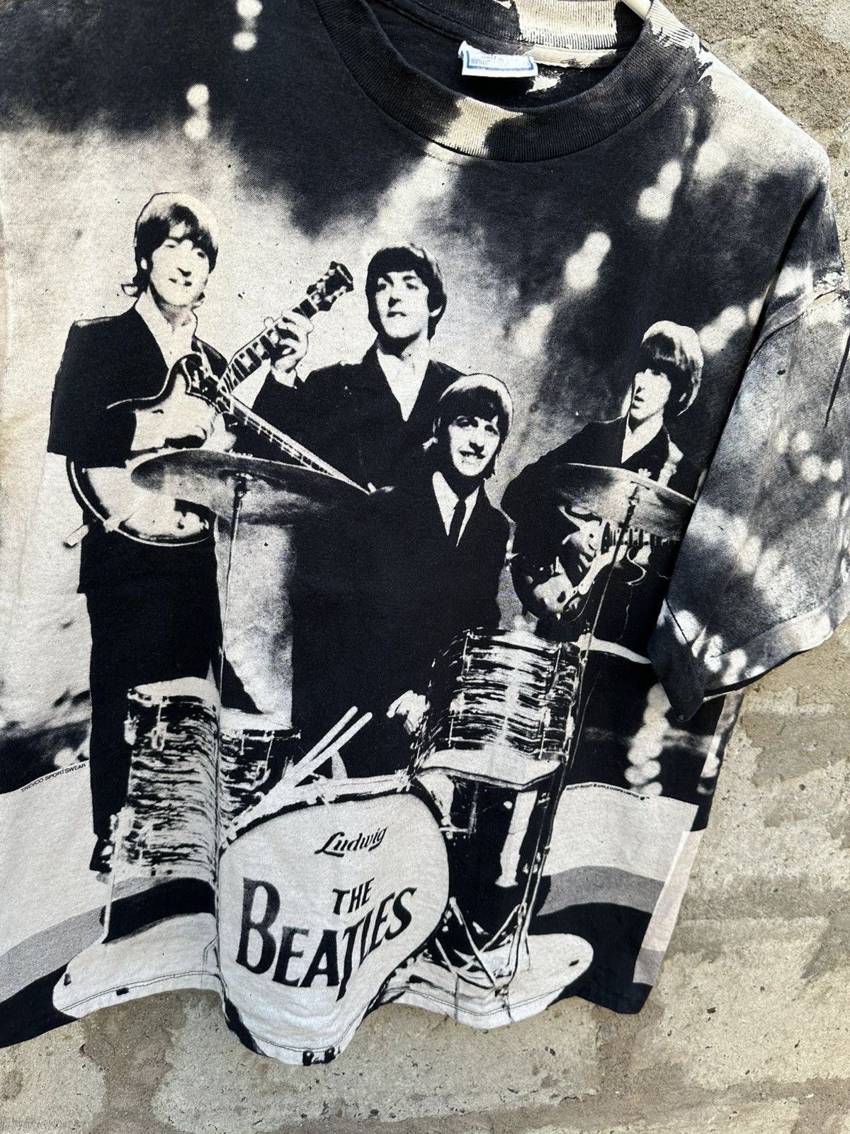 All Sport × Band Tees × Vintage Vintage The Beatles AOP T-Shirt - Trevco Sportswear Size US XL / EU 56 / 4 - 3 Thumbnail