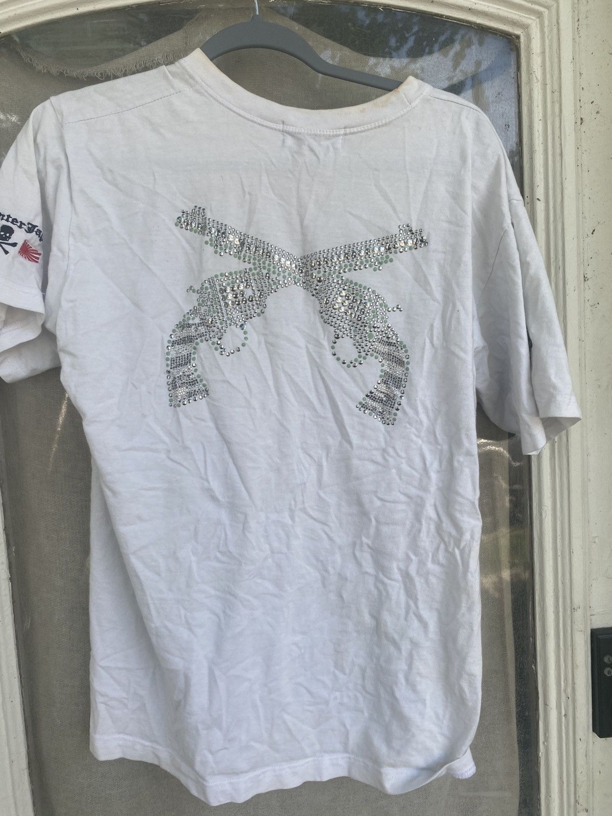 Other GANG BUSTERS INSANE Y2K STUDDED REVOLVERS WHITE TEE Size US M / EU 48-50 / 2 - 1 Thumbnail