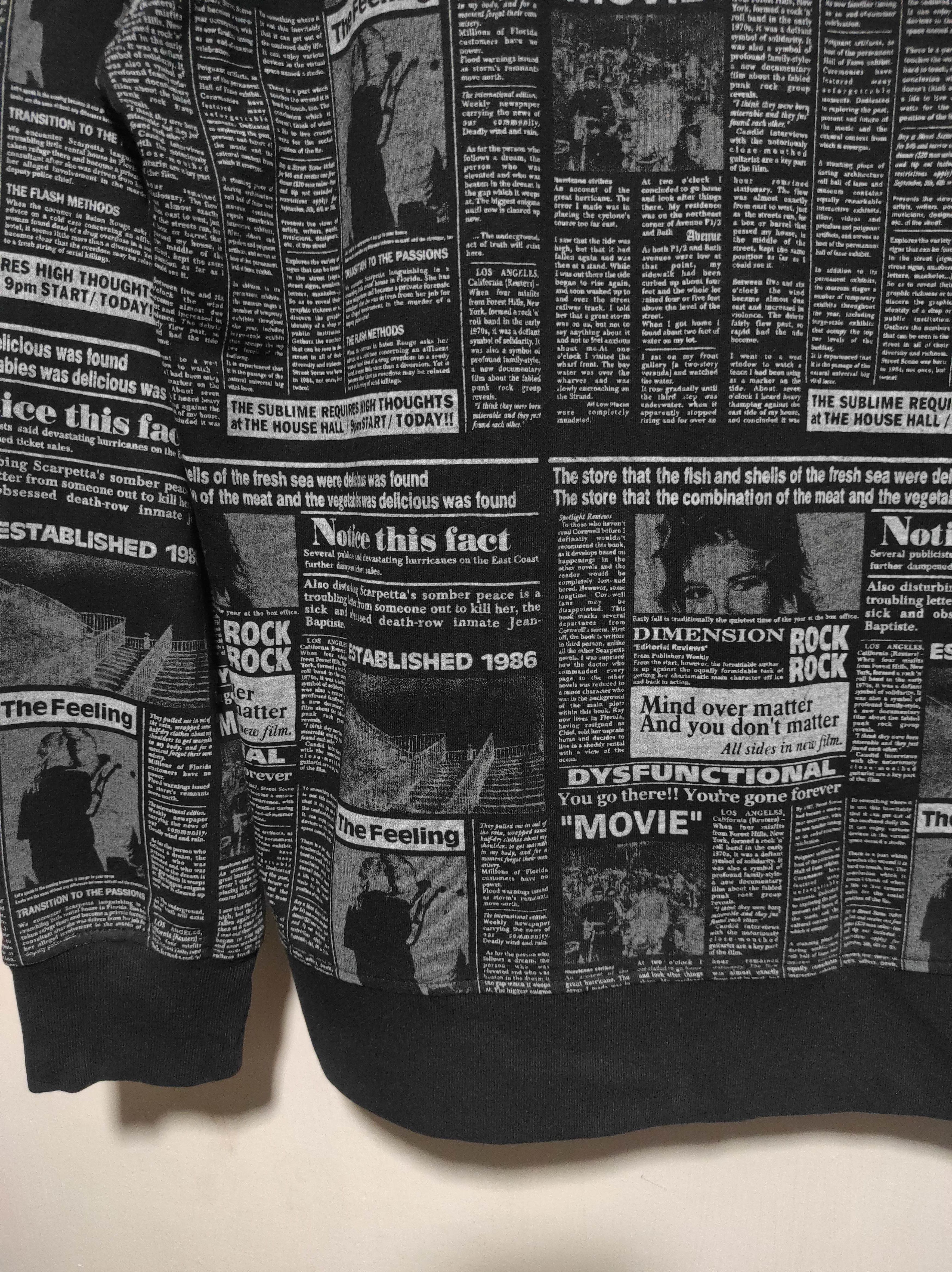 Hysteric Glamour Commontage Newspapper Zip Fur Hoodie LGB IfSixWasNine style Size US L / EU 52-54 / 3 - 17 Thumbnail