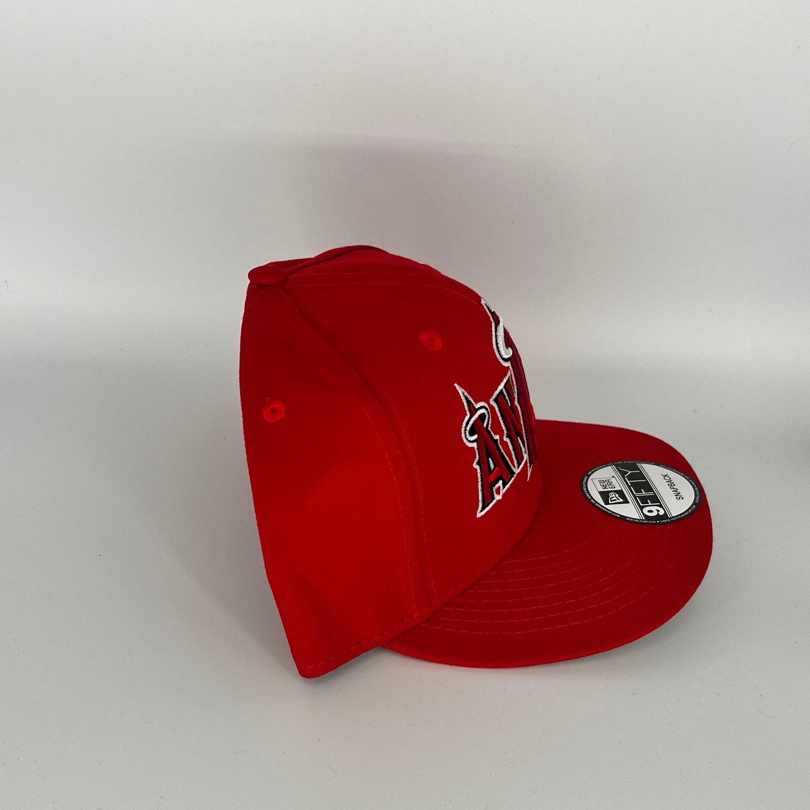 New Era Red Los Angeles Angels ANAELS New Era MLB 9Fifty Snapback Size ONE SIZE - 3 Thumbnail